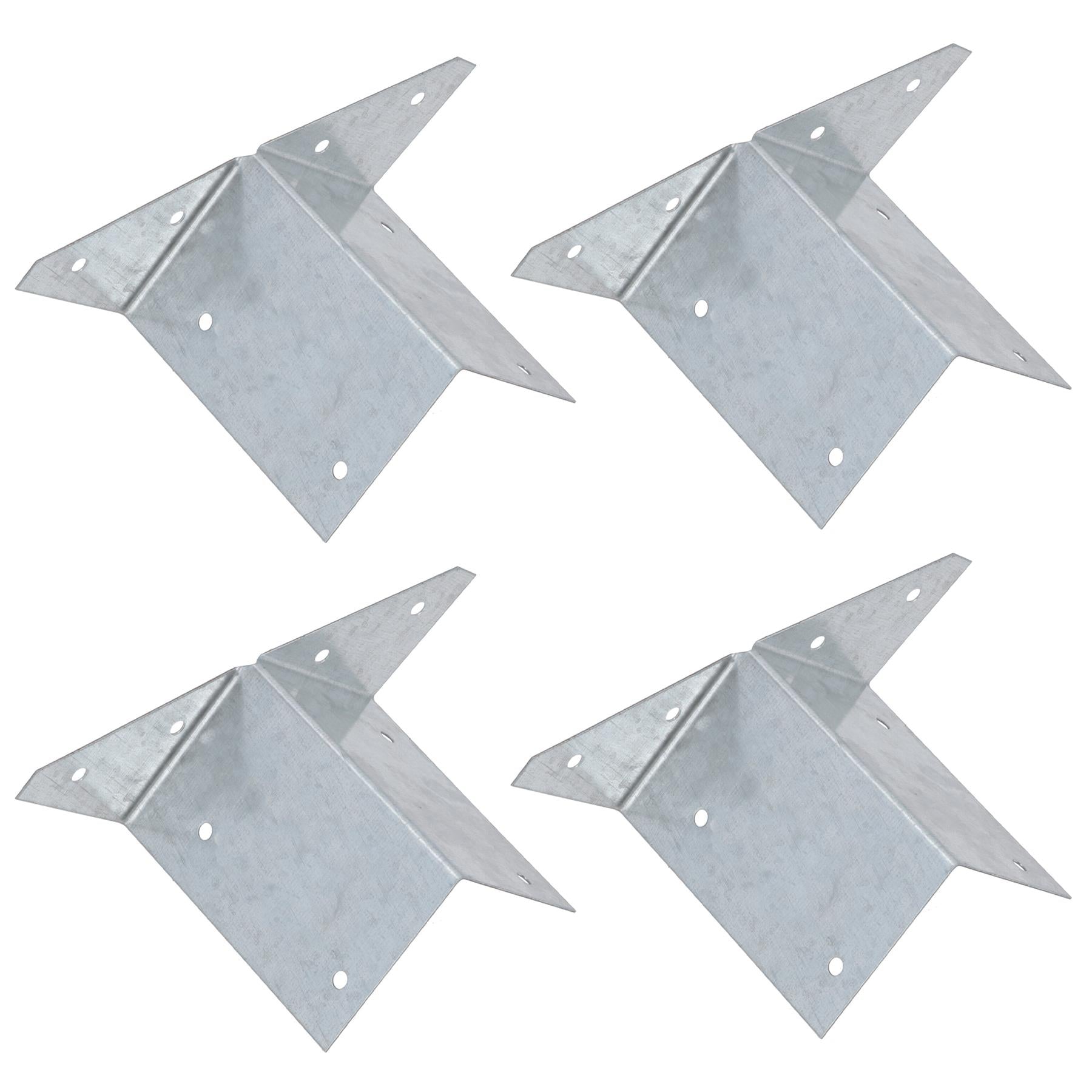 Arris Rail Bracket Fence Post Support Galvanised 100mm, 225mm or 300mm