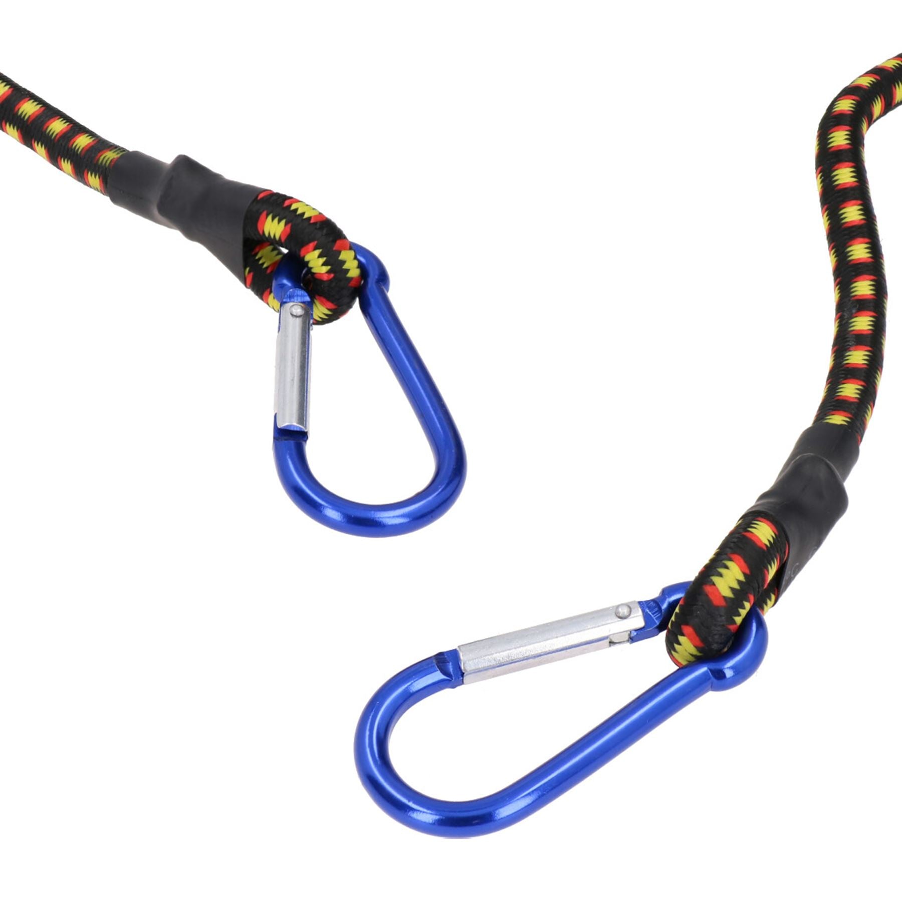 Sangle élastique de 48 po avec mousquetons en aluminium et support de fixation pour attache à crochet
