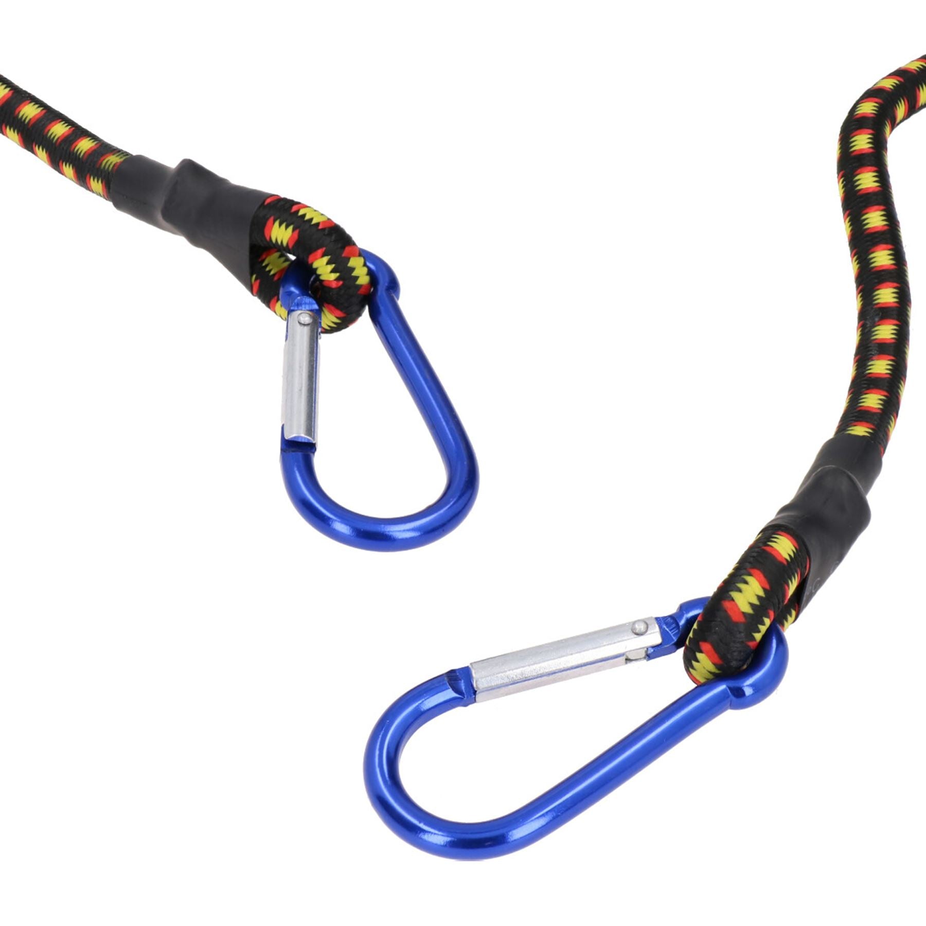 48” Bungee Strap with Aluminium Carabiners Hook Tie Down Fastener Holder