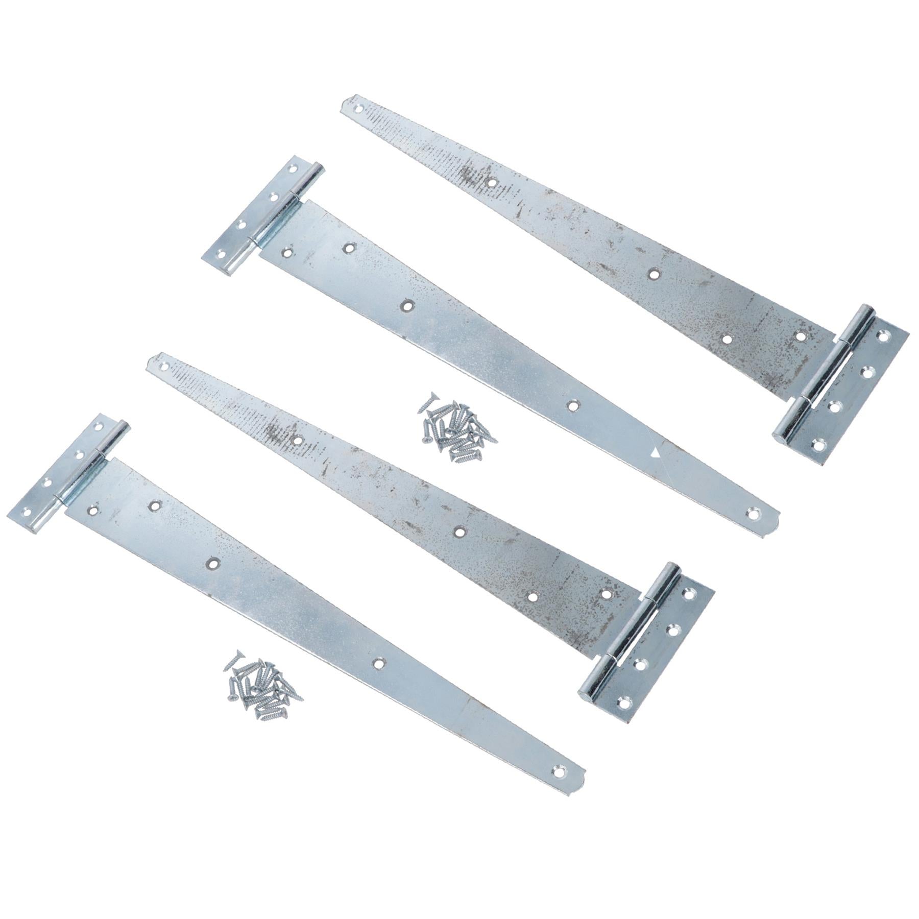 Heavy Duty T Tee Hinge For Sheds Gates Doors Zinc Plated Finish 4 – 18 Inch
