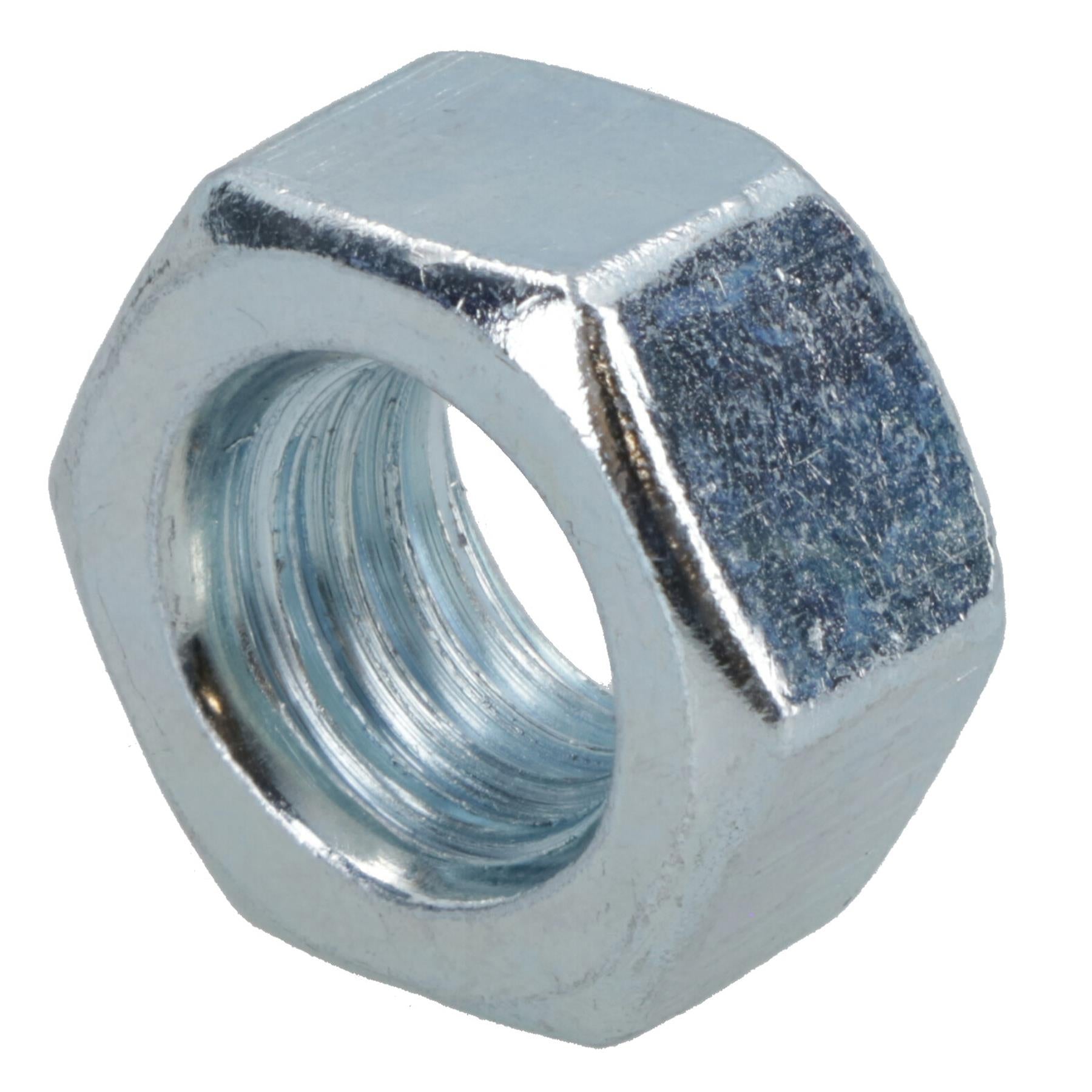 M12 x 1.75mm Hex Full Nut Fastener Hexagonal Metric Nuts Grade 8 Zinc Plated