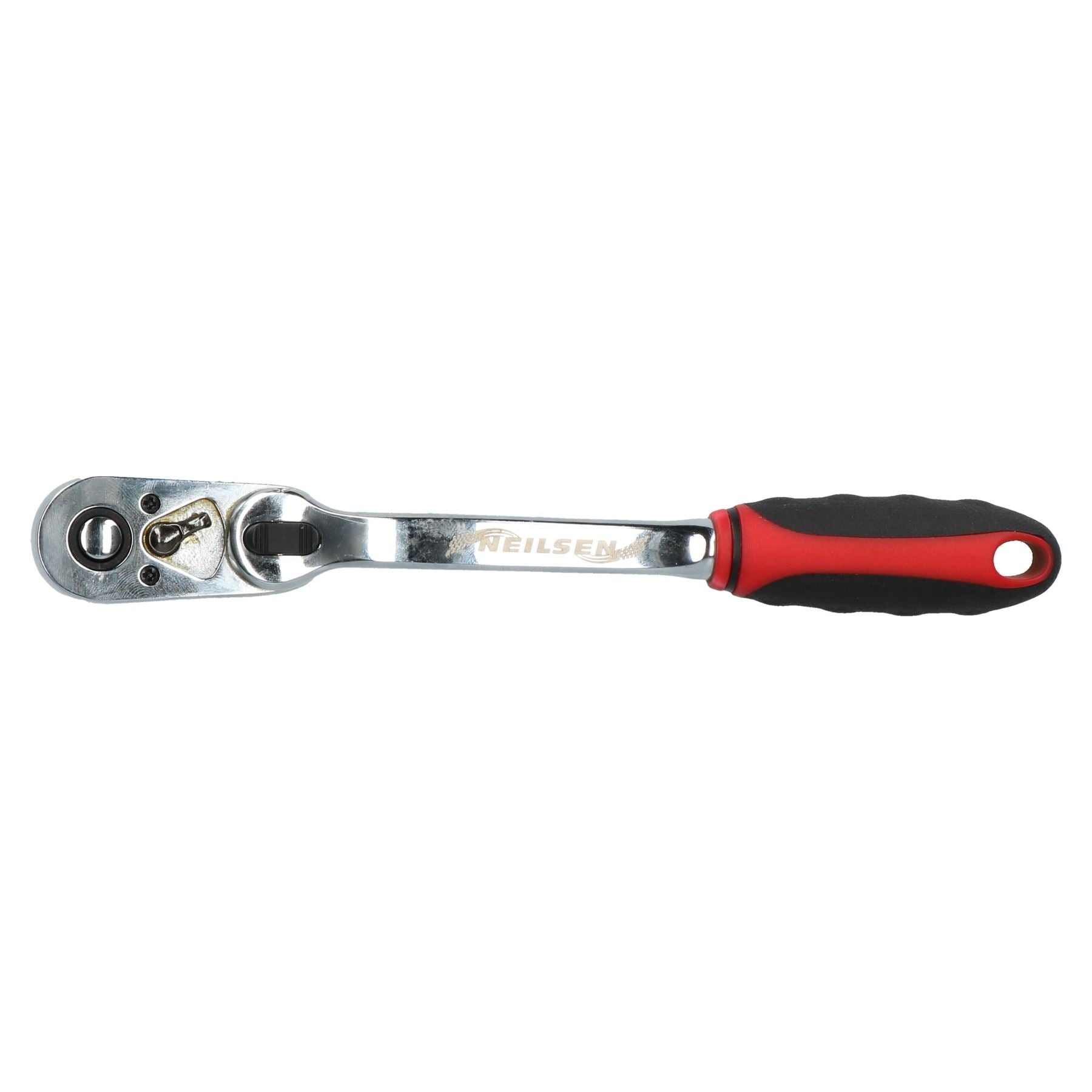 Clé à cliquet à tête verrouillable rotative à 360 degrés à entraînement 1/4" à dégagement rapide 72 dents