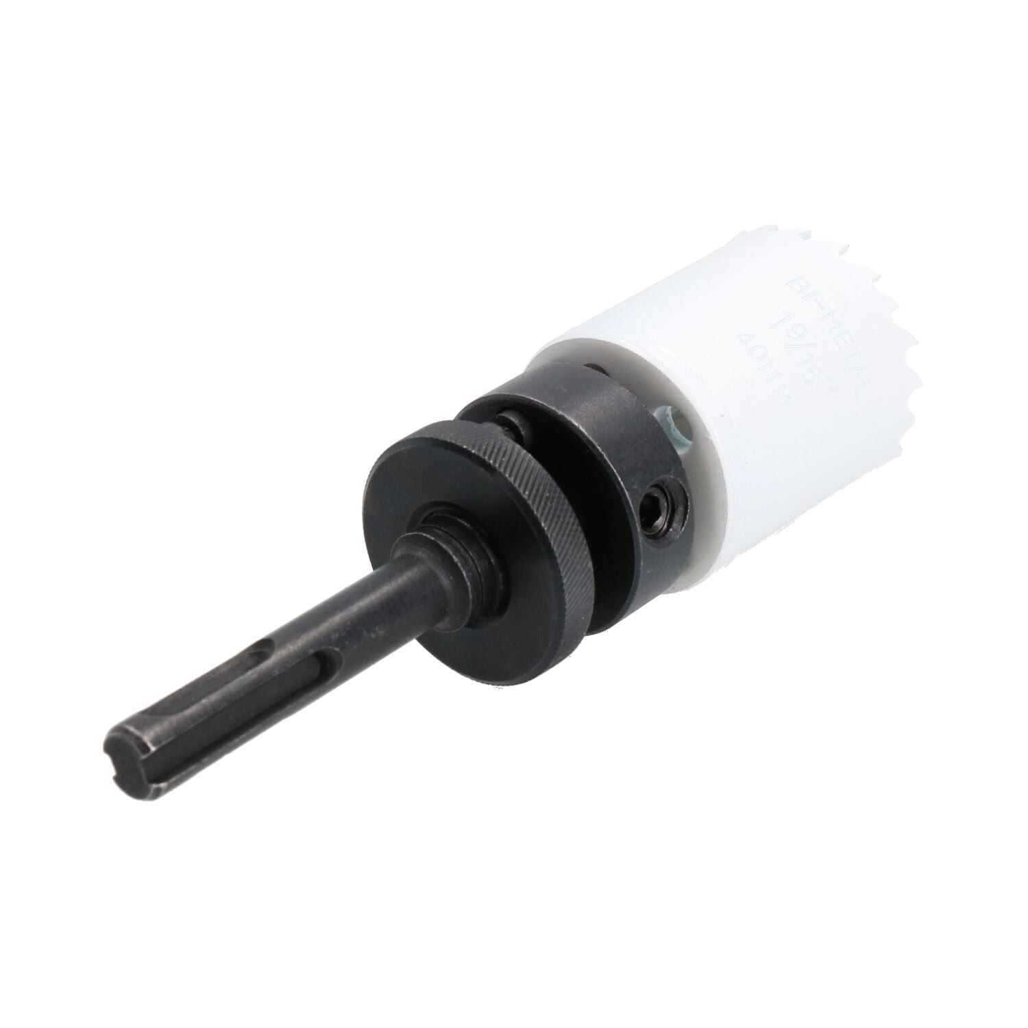 SDS-Plus-Dorndornaufsatz, komplett mit HSS-Lochsäge, 32 mm – 152 mm