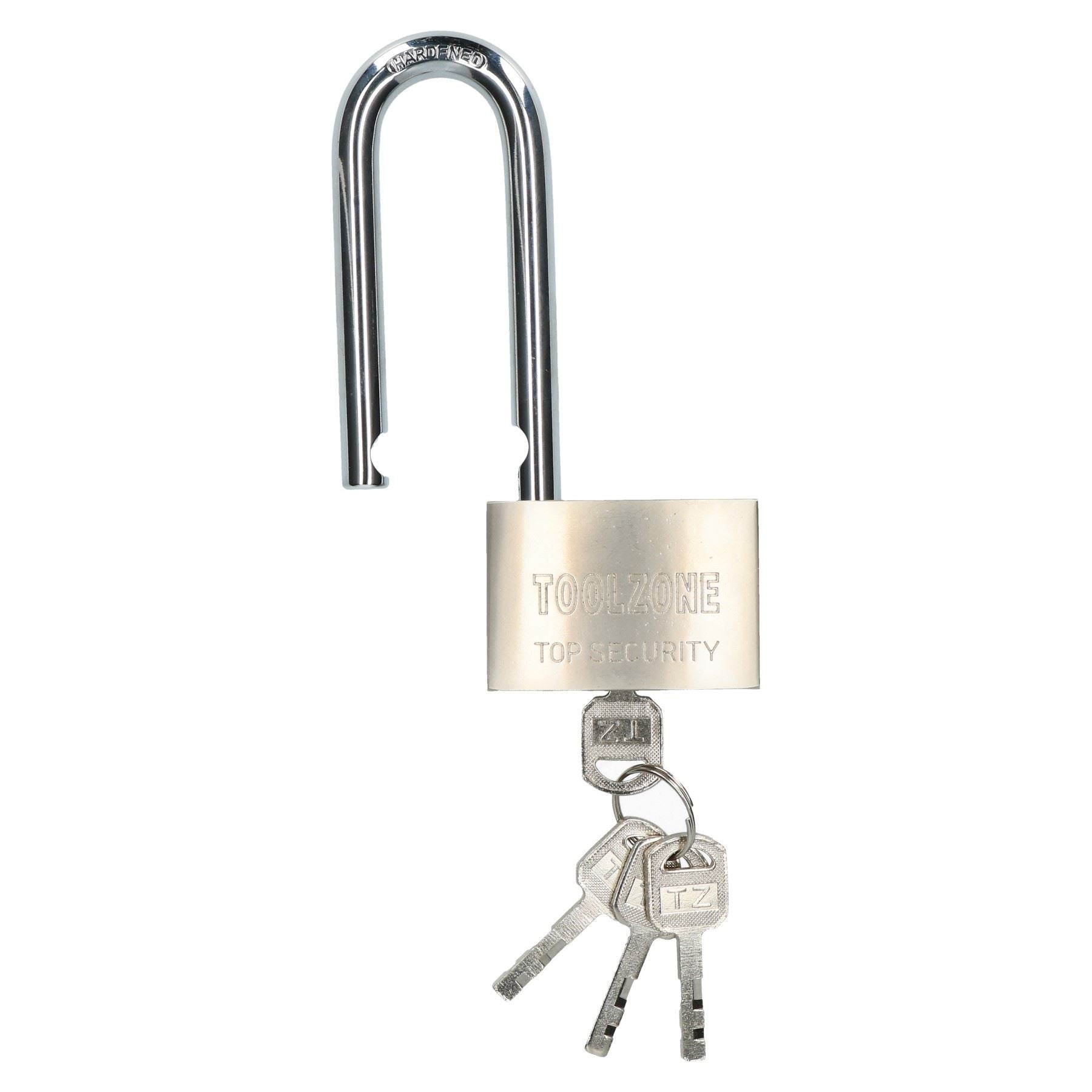 60mm long shackle padlock 4 keys security / lock / shed / garage TE622
