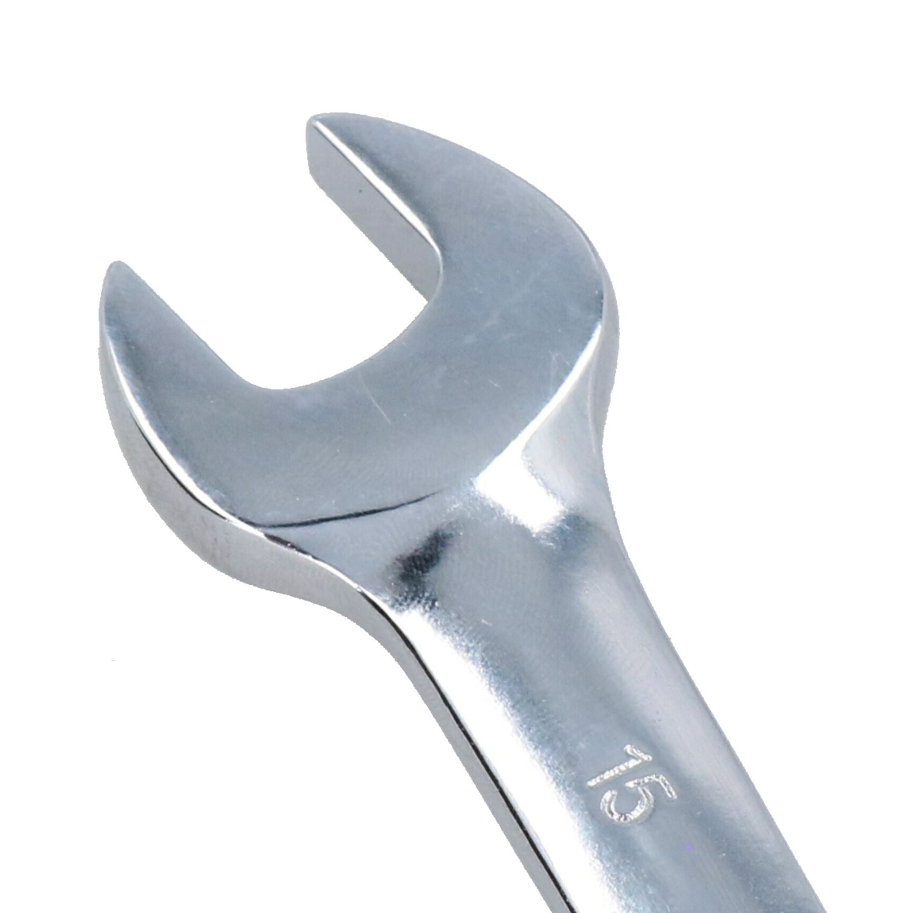 Clé mixte à cliquet réversible coudée 72 dents