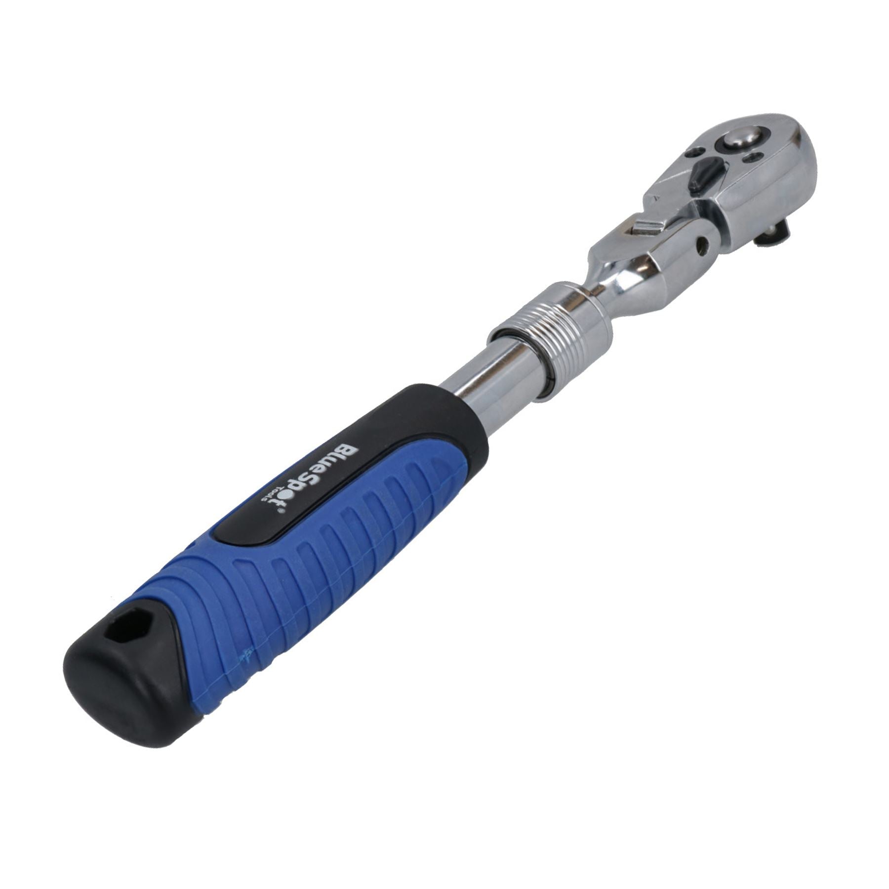 3/8-Zoll-Antrieb, Teleskop-Ratsche mit flexiblem Kopf, 72 Zähne, Schnellspanner, 250 – 350 mm