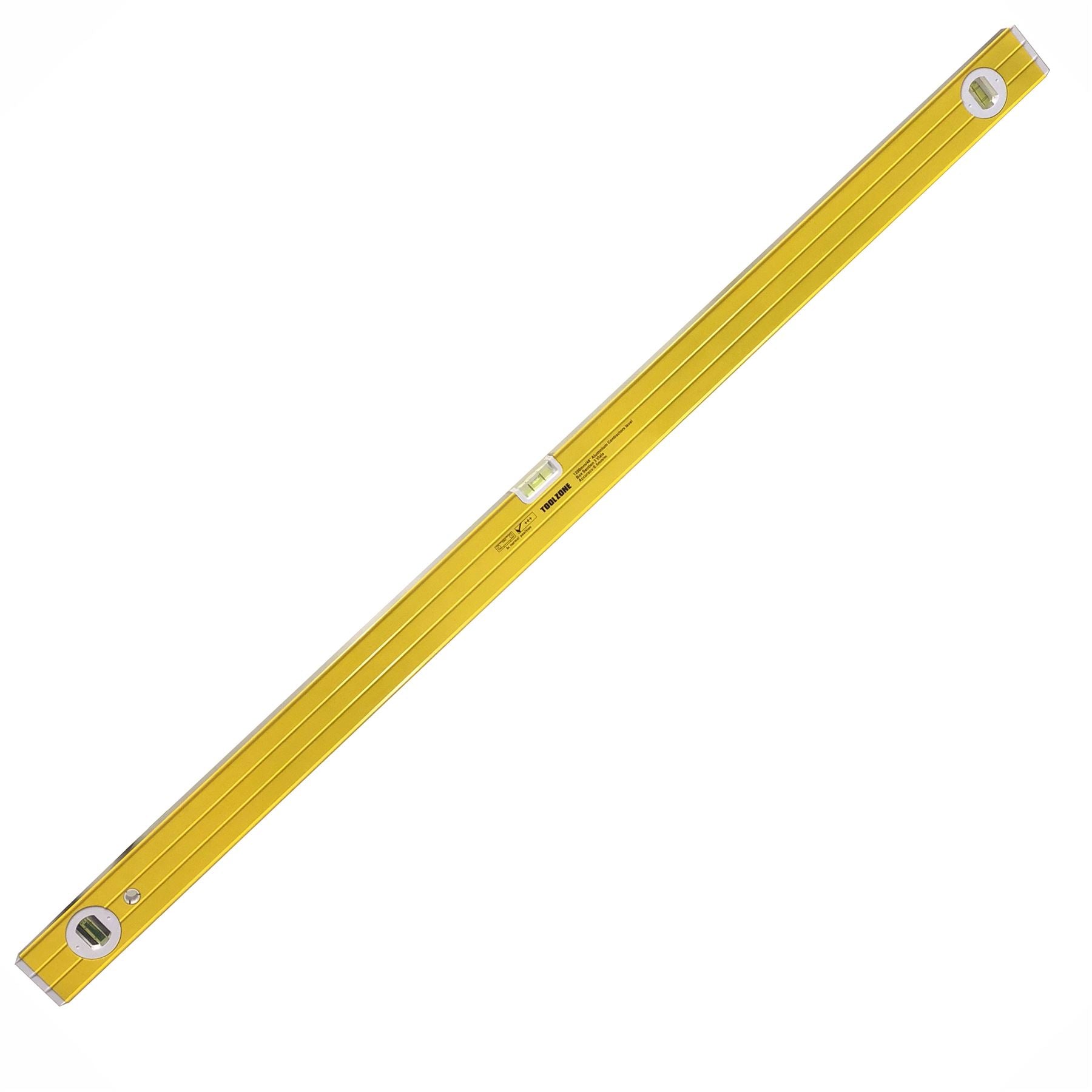 48" 1200mm Ribbed Spirit Level Aluminium Scaffolding Builders Milled Box Section