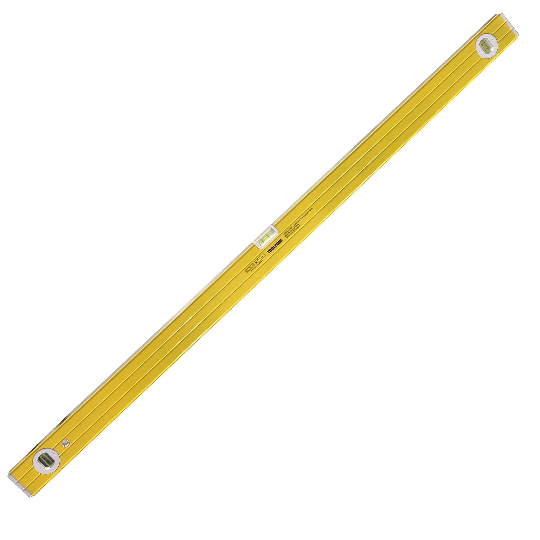 Niveau à bulle nervuré 48" 1200 mm pour échafaudages en aluminium à section fraisée