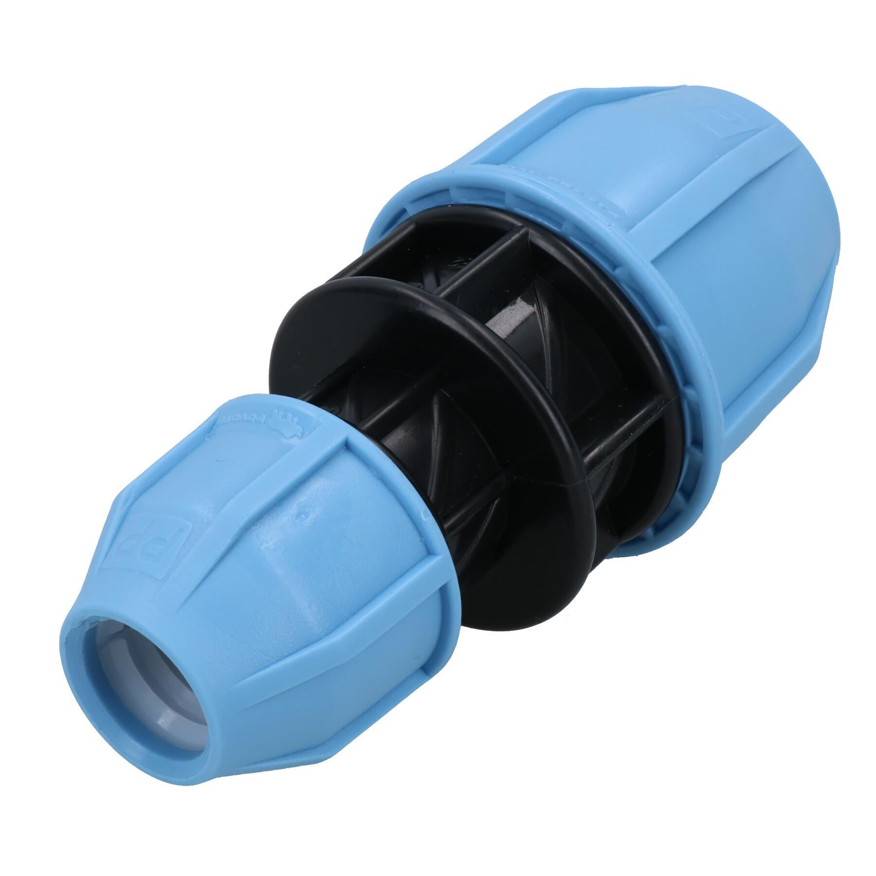 32mm x 20mm MDPE Reducing Coupler Pipe Union Cold Water System Fitting