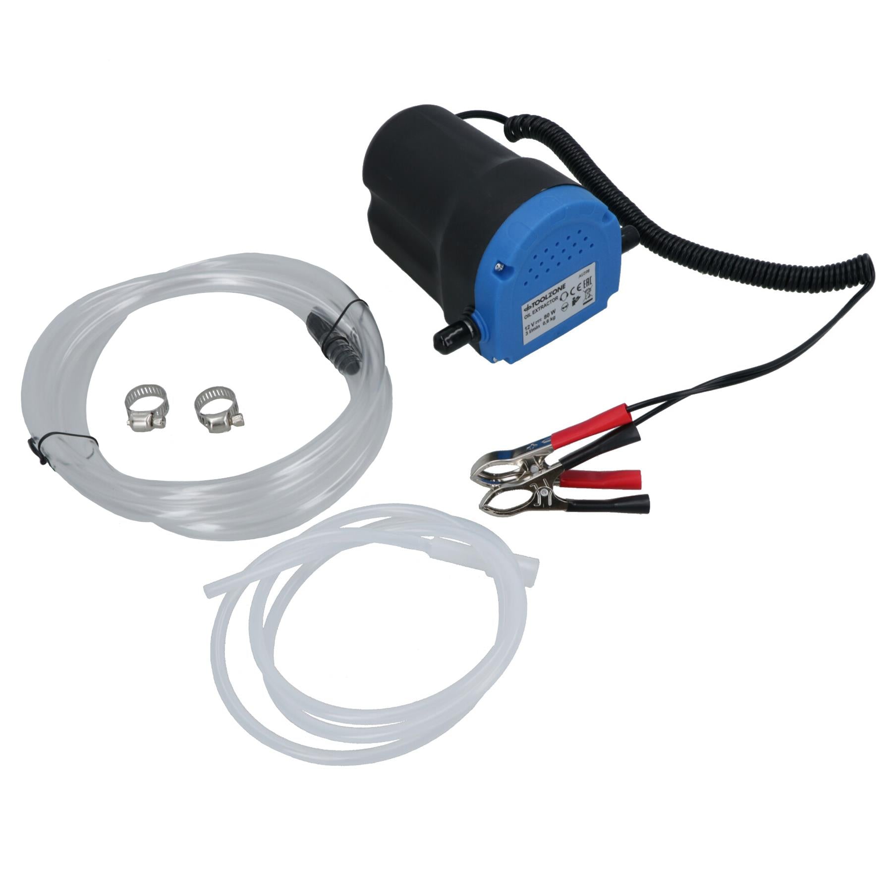 12 Volt Oil Fluid Diesel Extractor Pump Transfer Removal Suction Oil Change 80w