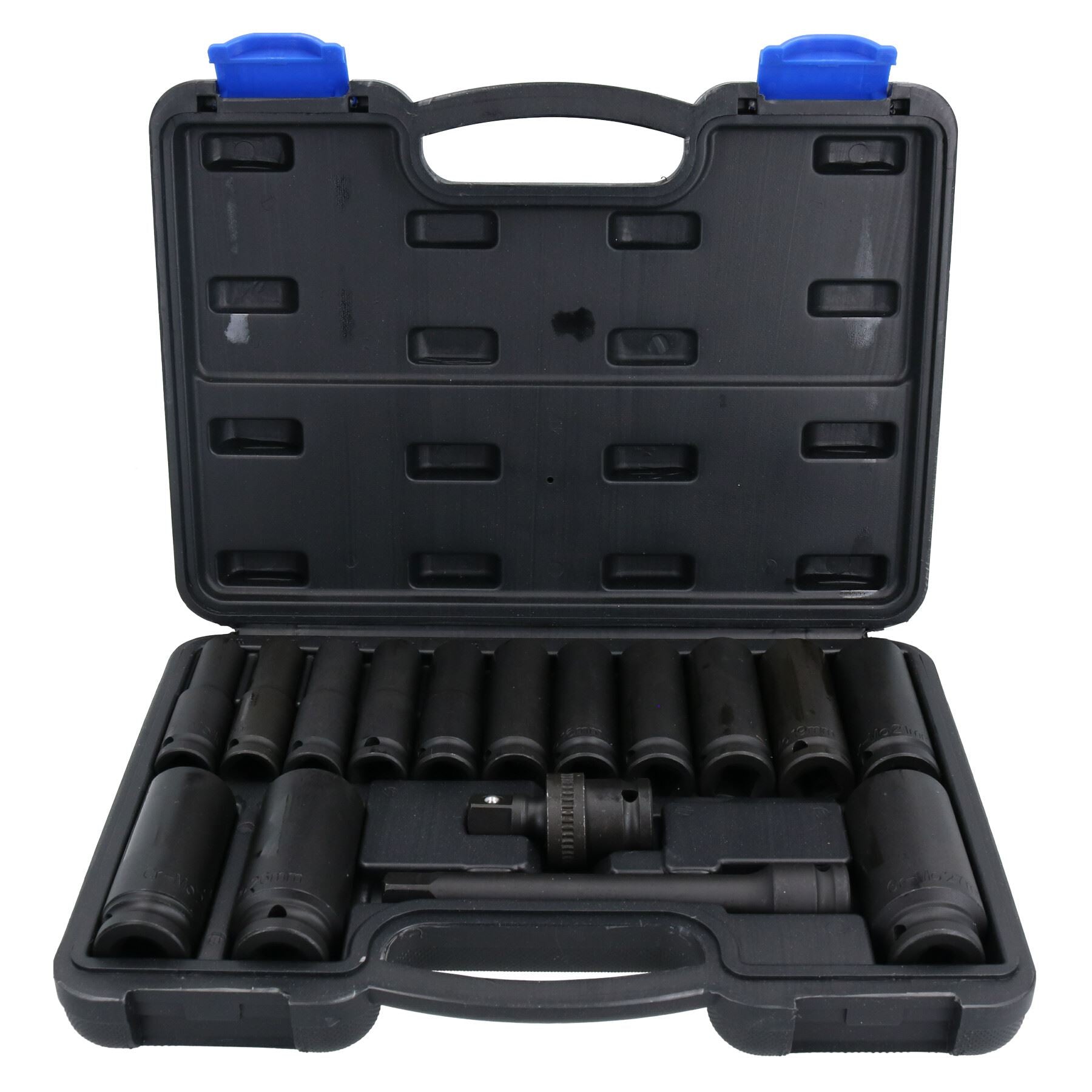 Barre d'extension pour douilles à chocs profondes métriques à entraînement 1/2" + joint universel 10 – 27 mm