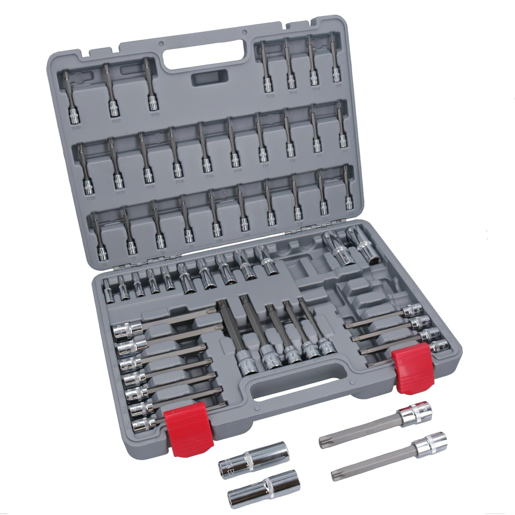 Douilles Torx Star Tamper Proof Star Plus E mâles et femelles T6 – T70 E4 – E24 60 pièces