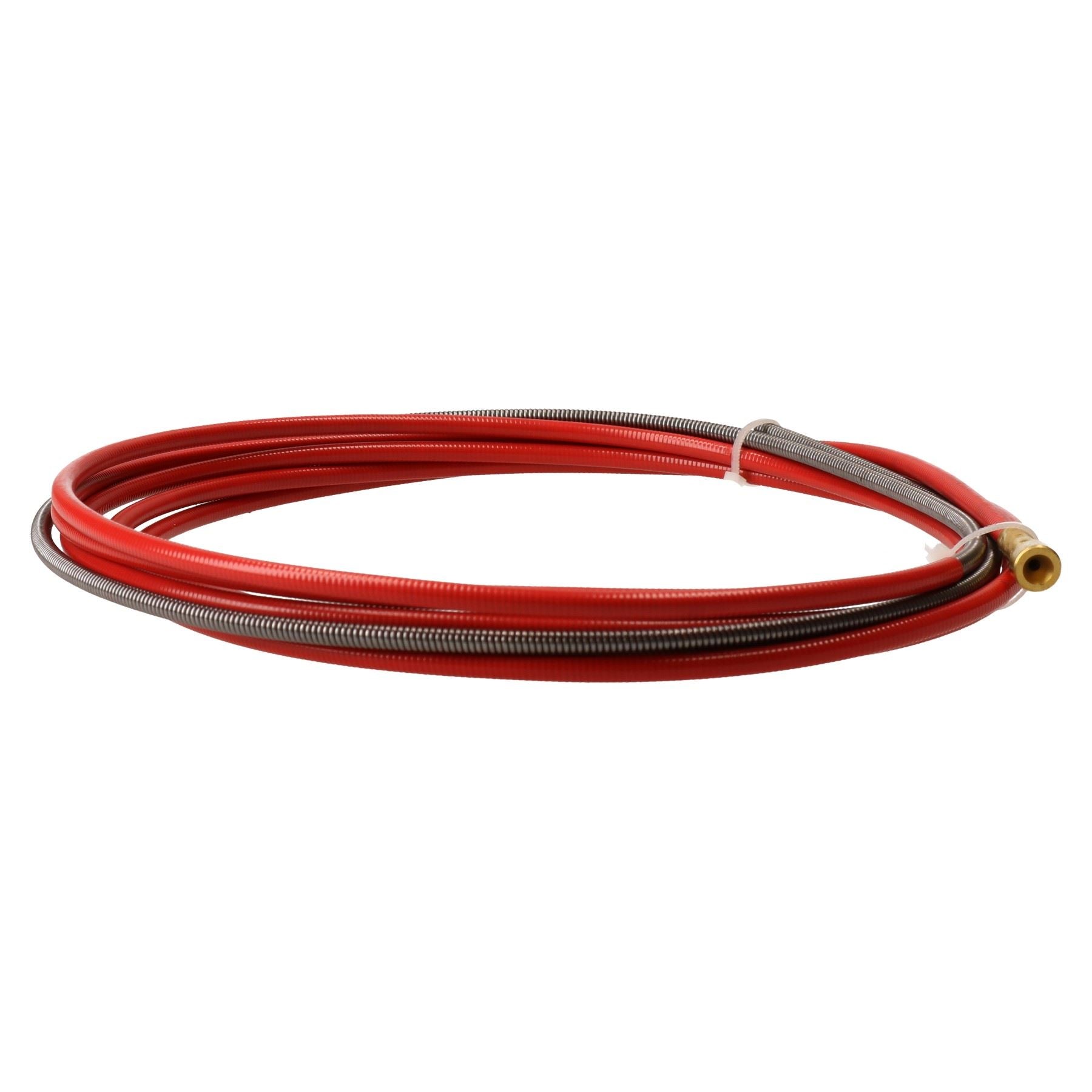 P.C. Liner Wire 1.0 - 1.2mm x 3M Welding Red Steel Plastic Coated MIG Torch