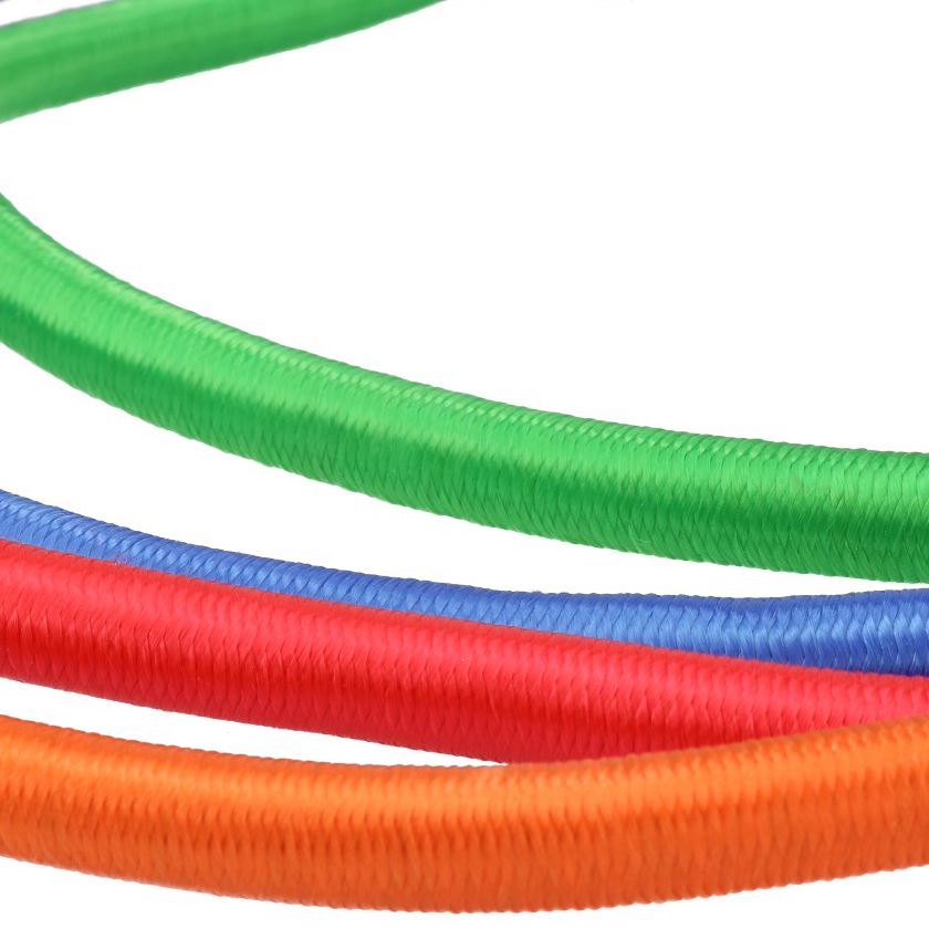 4pc elastische Schnur sicheres Festbinden Gepäck 12mm Bungee Seil Gurt mit Haken