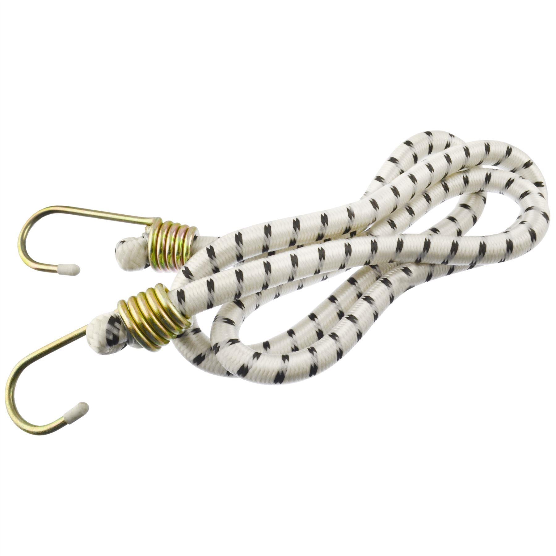 Cordons élastiques robustes de 48 po Attaches Attaches Crochets métalliques de fixation 6 pk