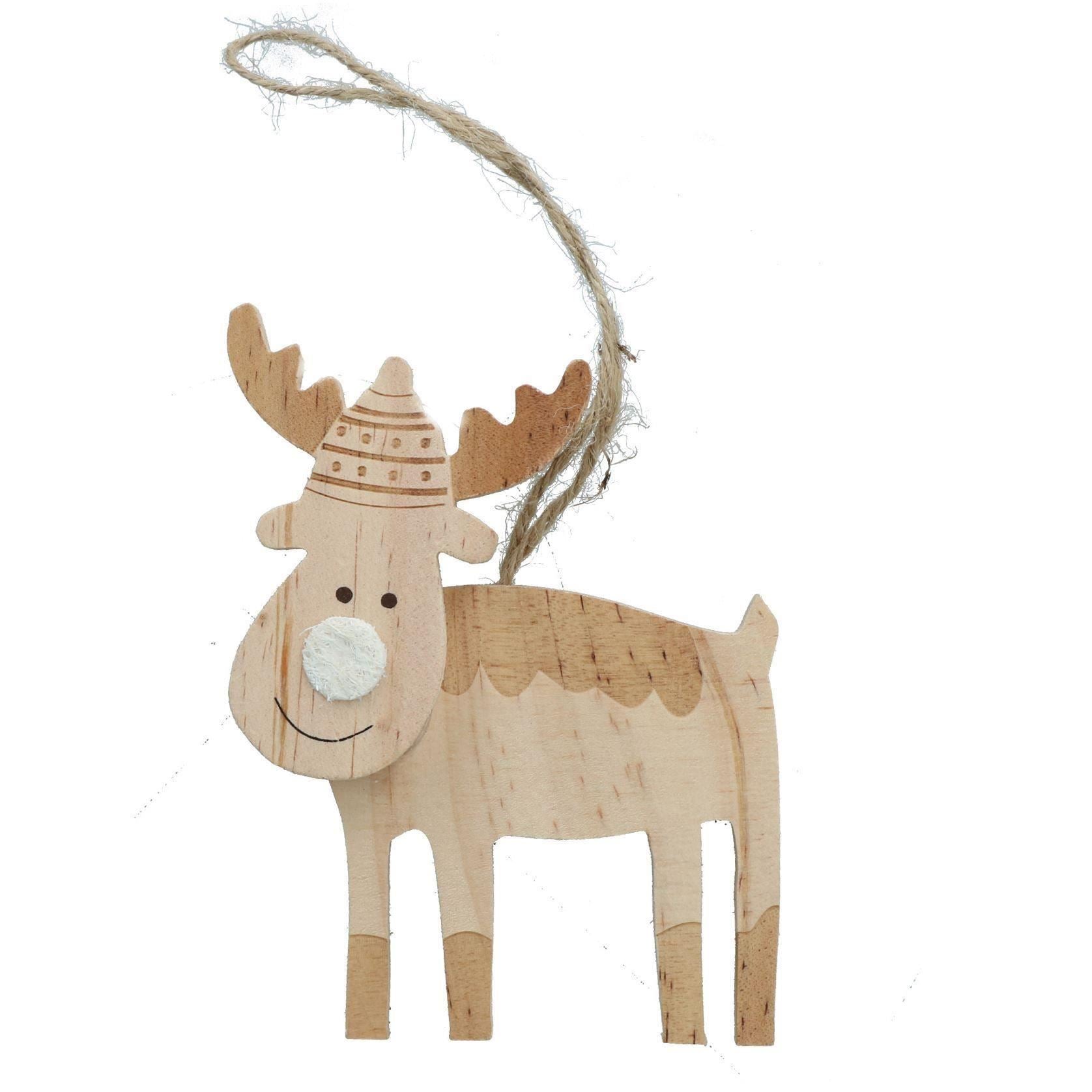 Small Animals Christmas Gift Rodolfo Reindeer Gnaw 13 x 9.5cm 3PK
