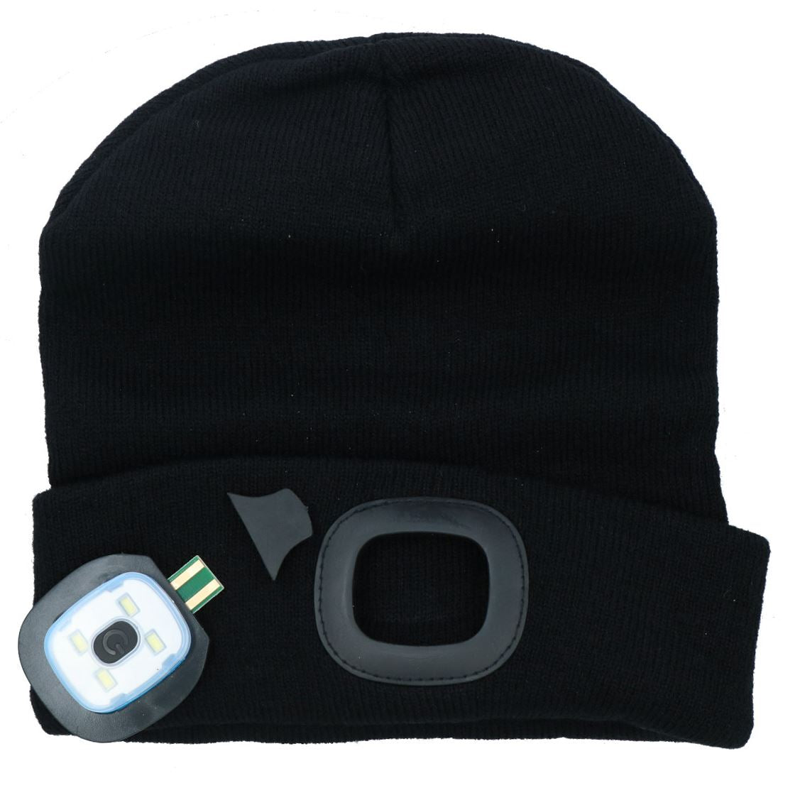 4 SMD LED Beanie Hut Licht USB Aufladbare Kopf Licht Taschenlampe Lampe Unisex