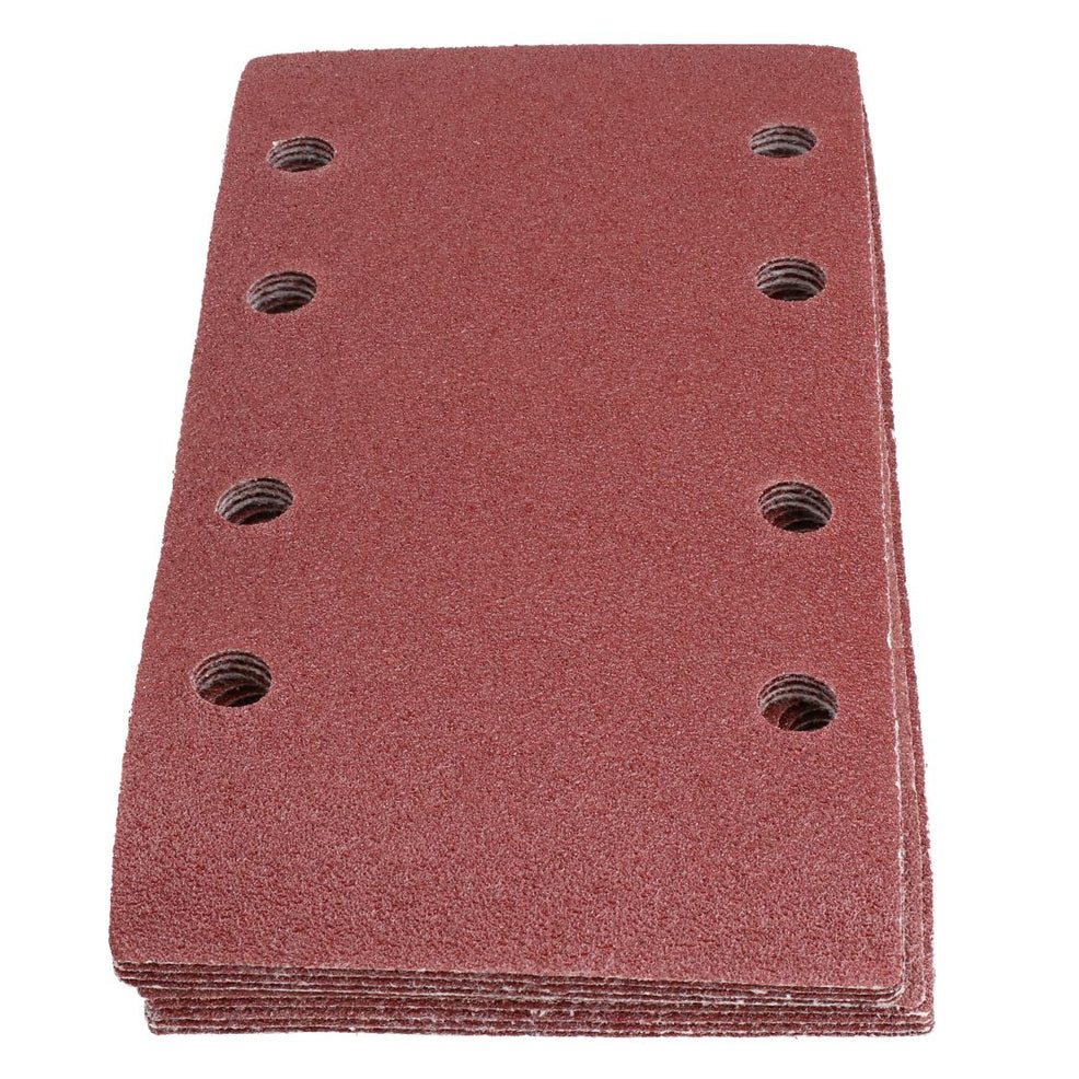 Klett-Schleifpapier-Pads, 1/3-Blatt, für Schleifmaschinen, 20 Stück, Körnung 80