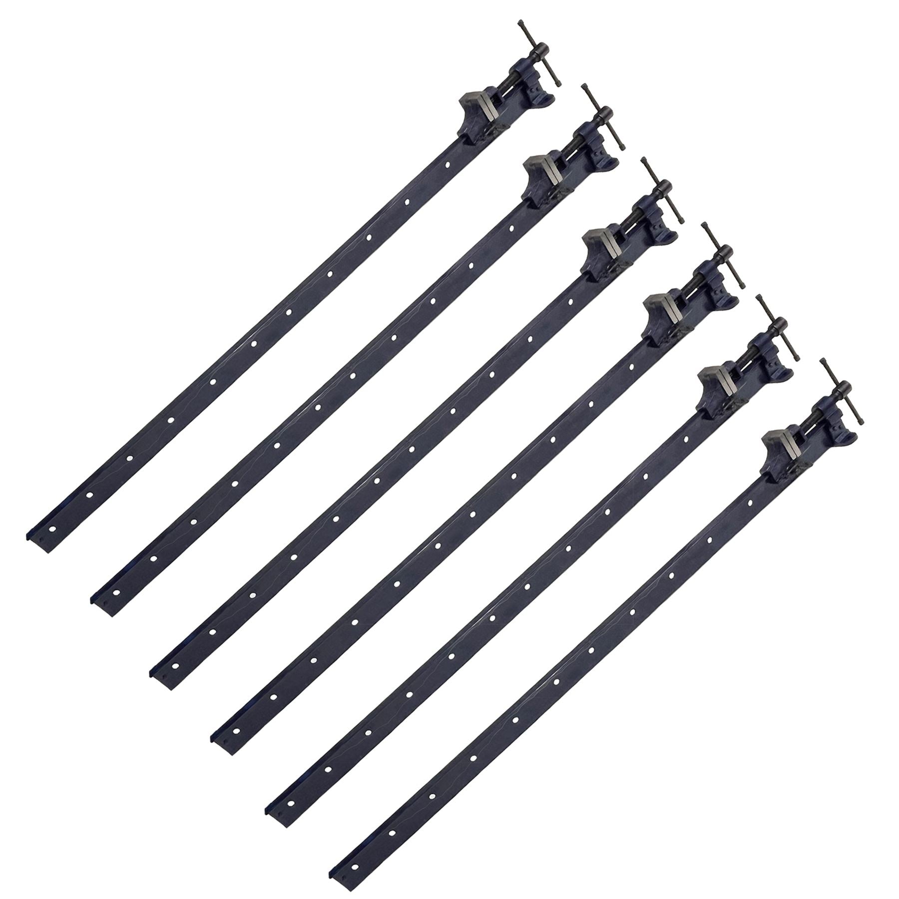 Pince à châssis en T en fonte de 48 po (1 200 mm) avec support de travail et pince coulissante