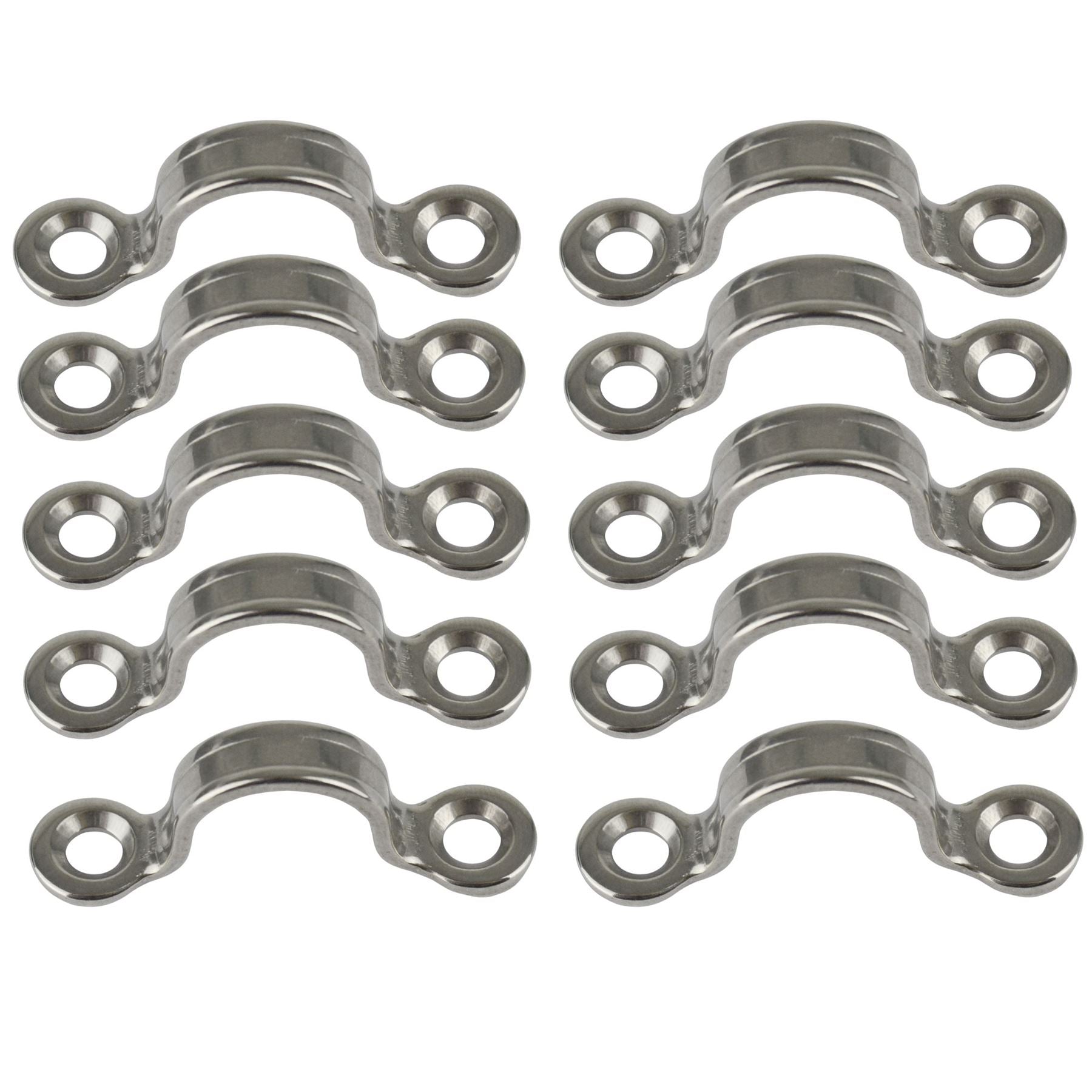 Anneaux de fixation pour pare-battage en tôle d'acier inoxydable de 10 mm/13 mm de qualité marine