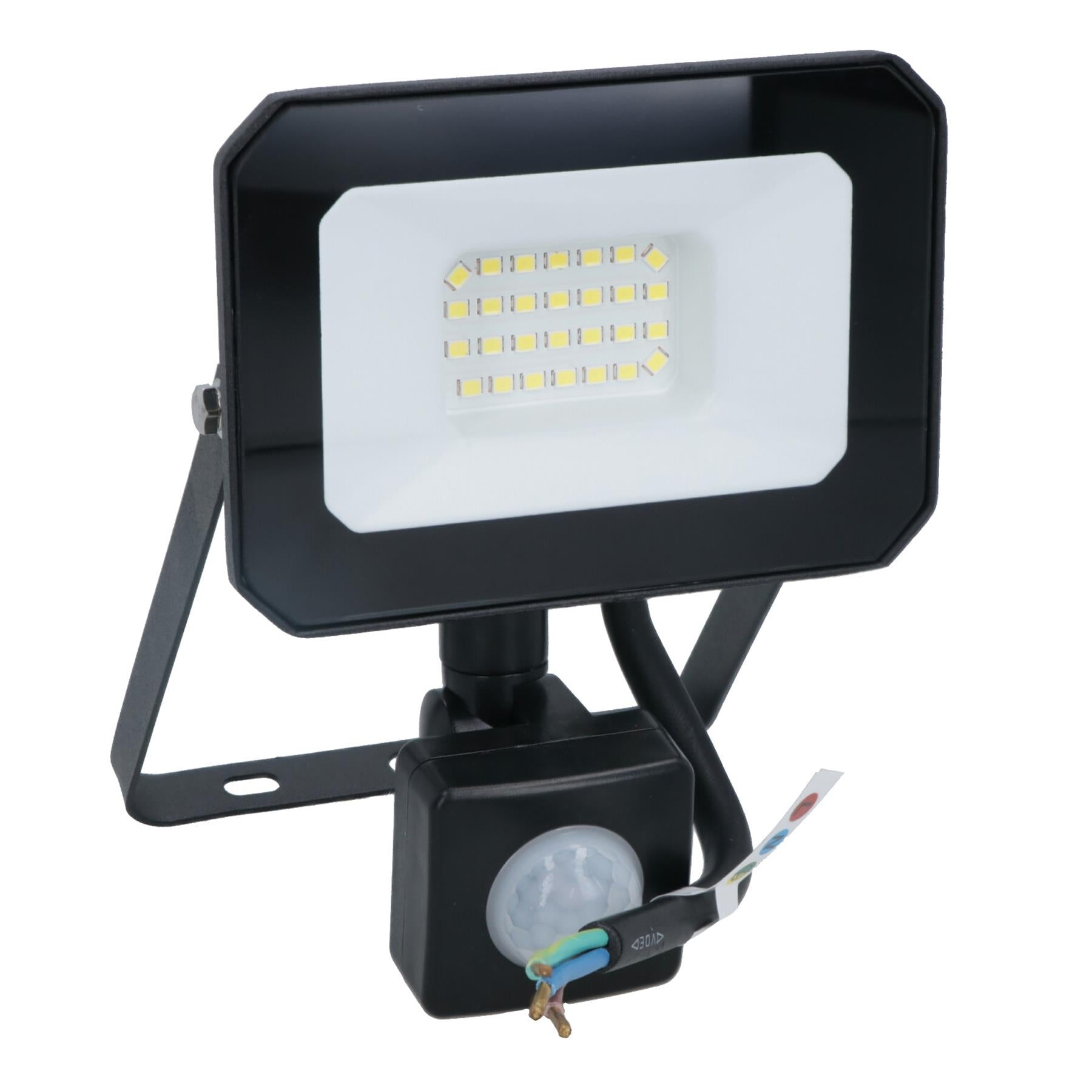 20 Watt LED Mini Floodlight Garden Lighting 1600 Lumens IP65 + Motion Sensor