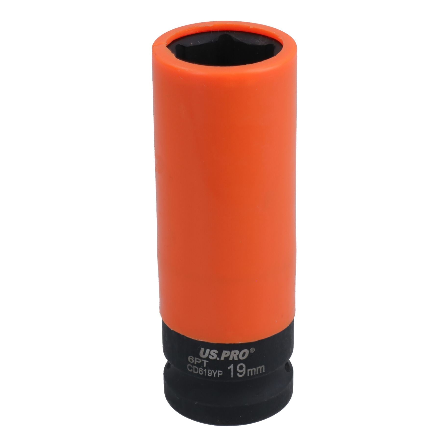 Douille pour écrou de roue en alliage métrique à double impact de 19 mm à paroi mince, entraînement 1/2 po