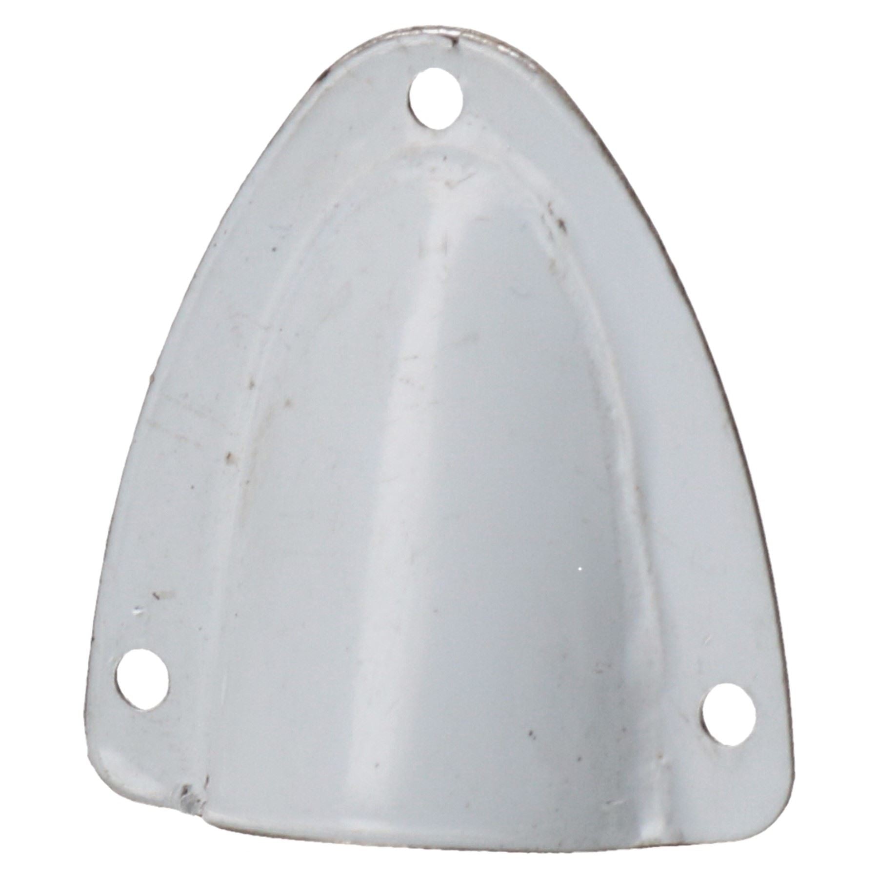 Couvercle de drain de grille d'aération en forme de coquille en acier inoxydable poli 45 mm