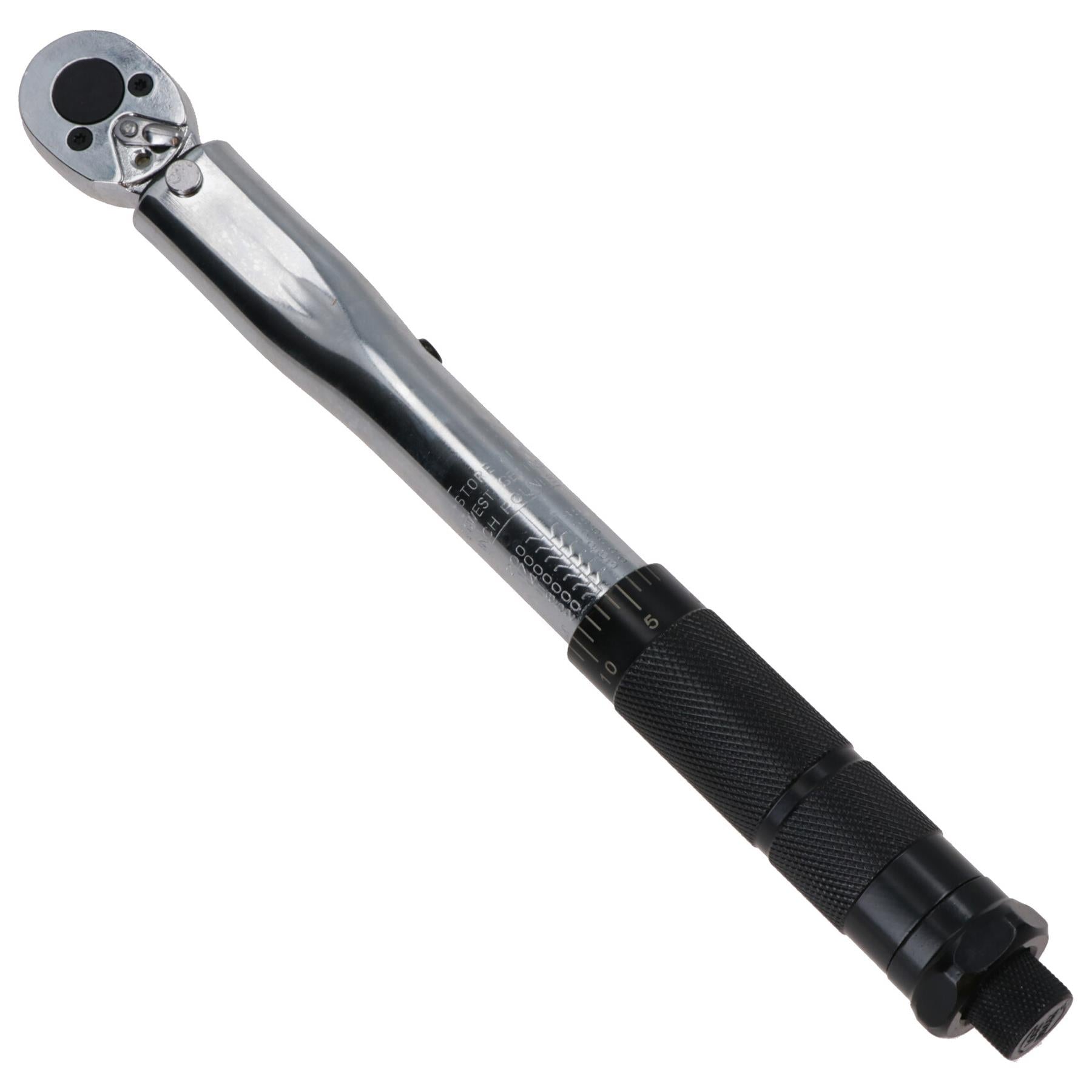 1/4in Drive Micrometer Adjustable Click Torque Wrench Ratchet 2.26 – 22.6Nm