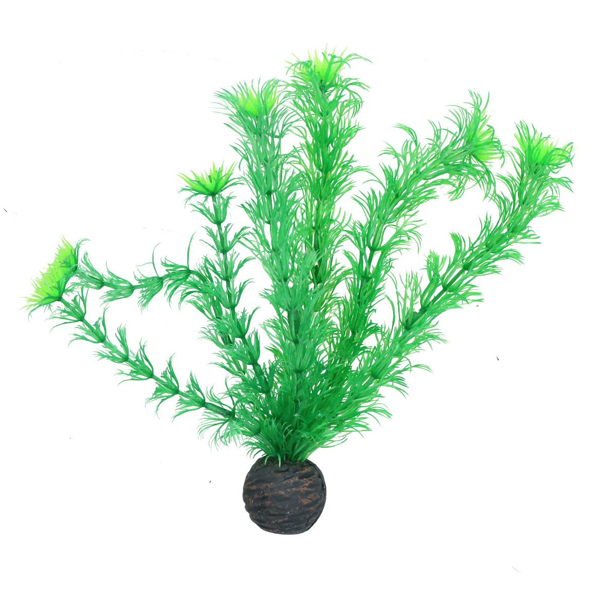 Aquatic Aquarium Fish Tank Self Sinking Medium Middle Silk Plant H-20cm (No4)