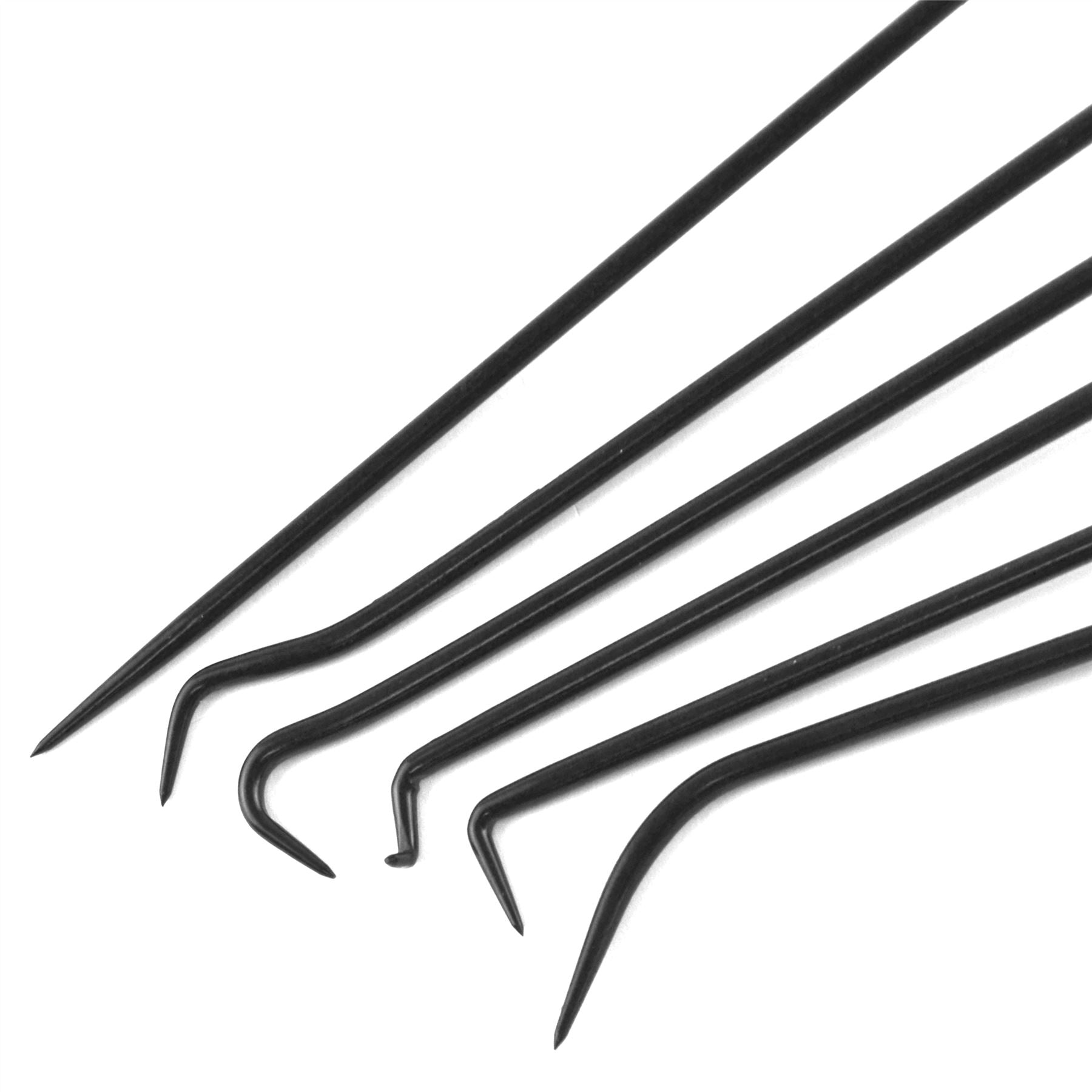 6-teiliges Pick- und Haken-Set mit großer Reichweite, weicher Griff, O-Ring-Dichtung, Uhrreparatur, TE901