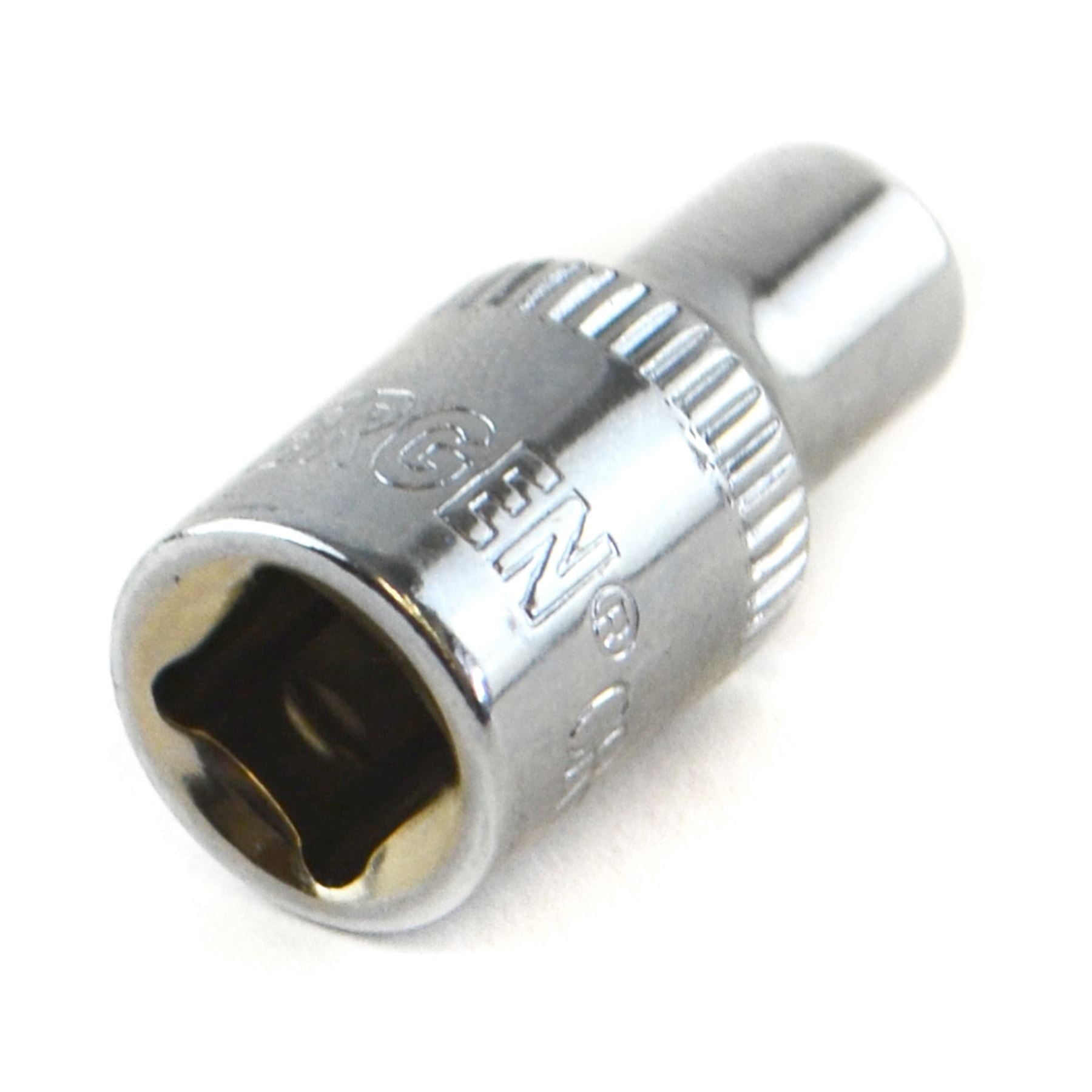 4.5mm 1/4" Drive Shallow Metric Socket Single Hex / 6 sided Bergen
