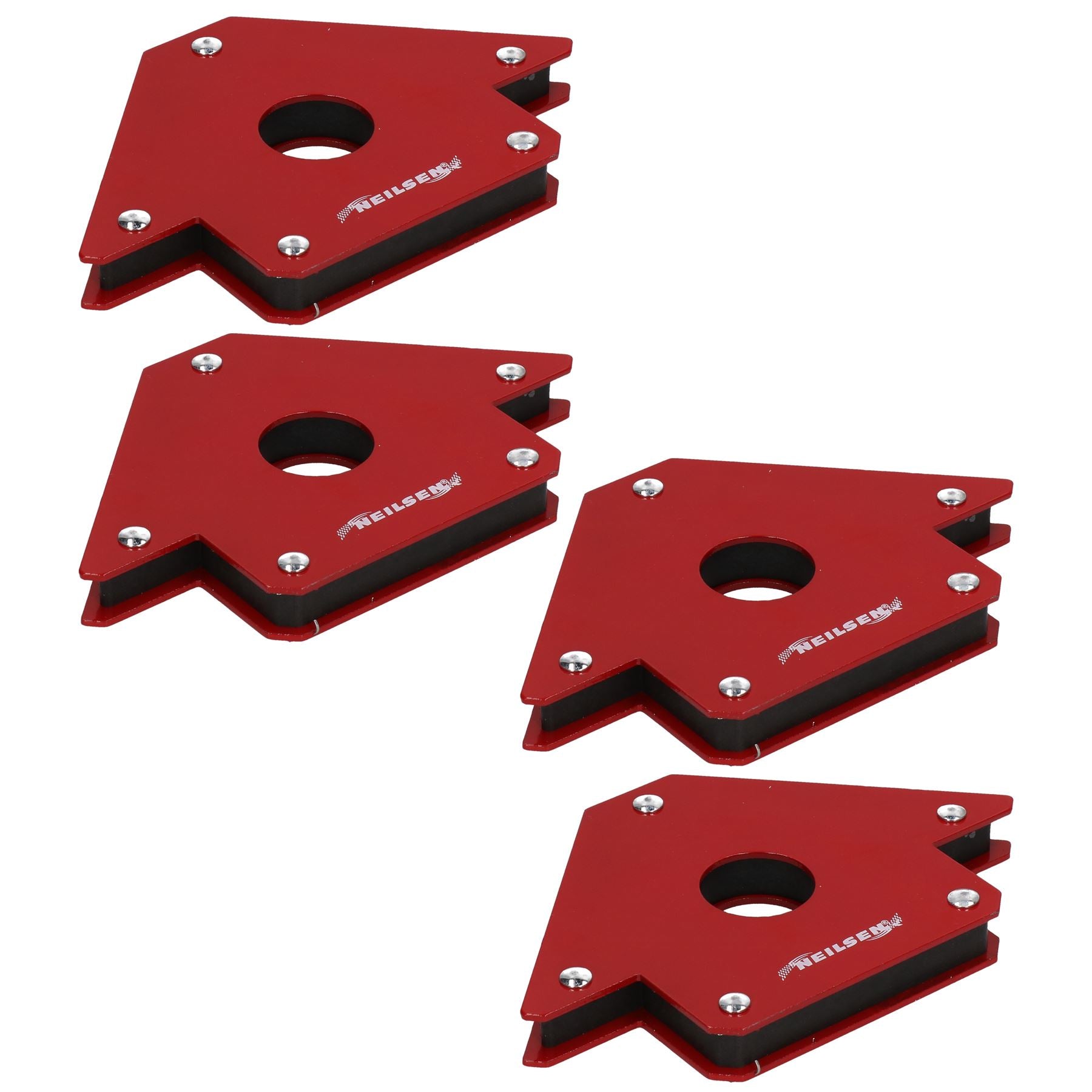 Aimant de soudage 4" 50 lb Flèches magnétiques Support de support de soudeur Angles durables 45 90 135