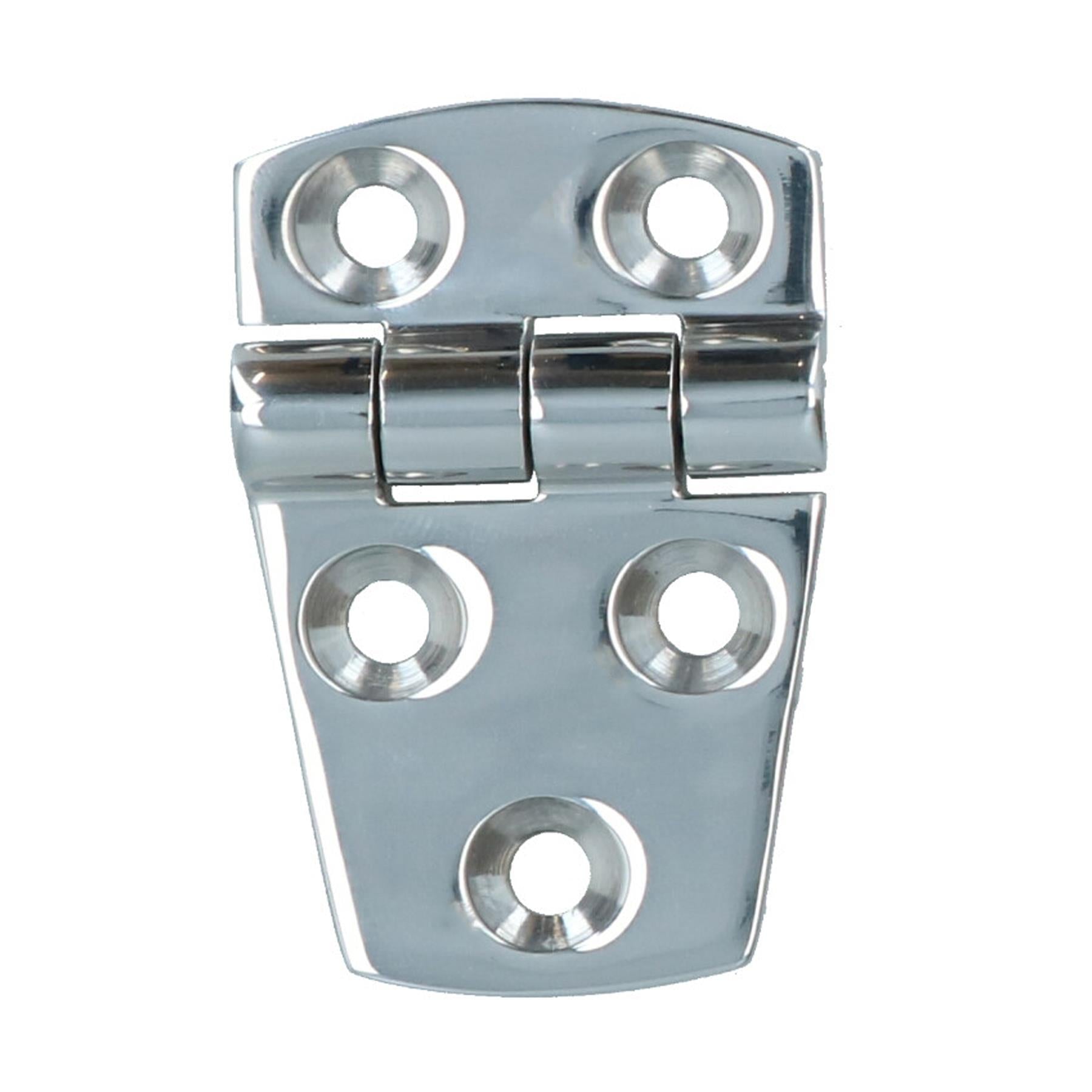 Polished Door Hinge Stainless Steel 56mm x 38mm 316 Marine Cabin Hatch