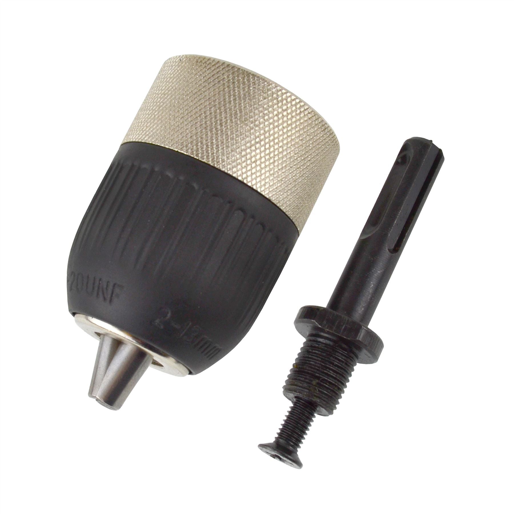 SDS Adaptor / Adapter with 1/2" / 13mm Keyless Chuck / Twist Drill Thread TE459