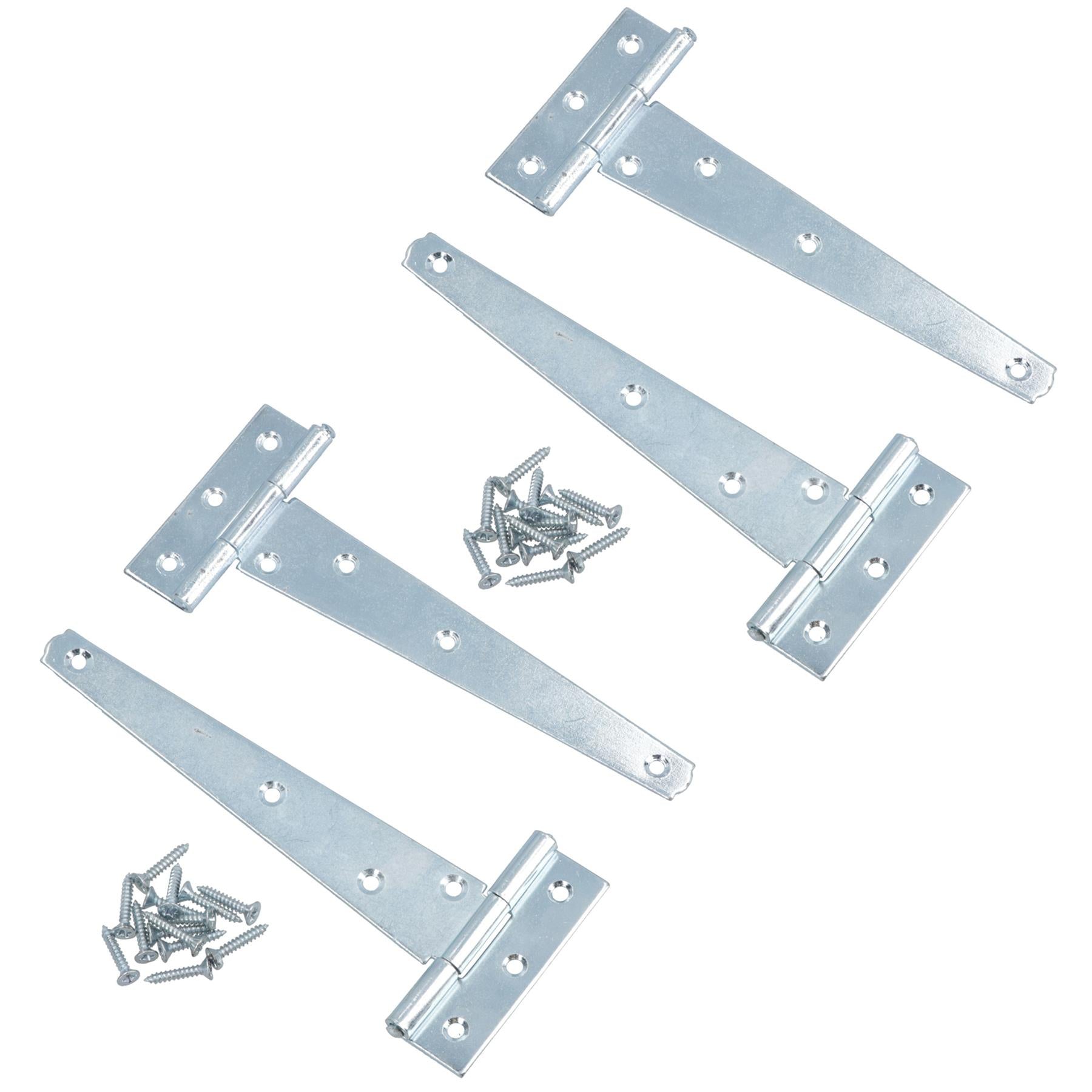 Heavy Duty T Tee Hinge For Sheds Gates Doors Zinc Plated Finish 4 – 18 Inch