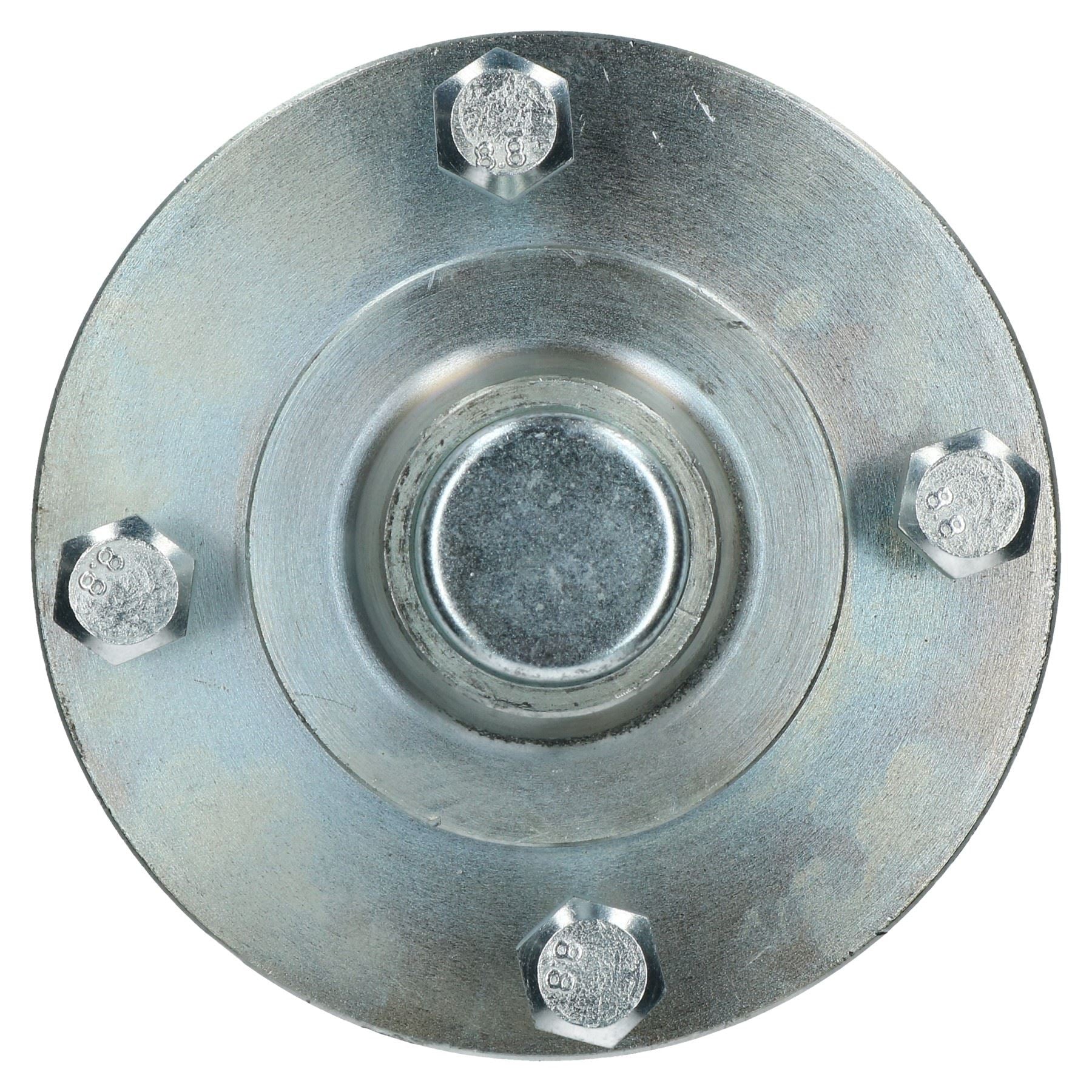 Paire de moyeux de roue de remorque en fonte 115 mm PCD avec roulements scellés pour Erde Daxara