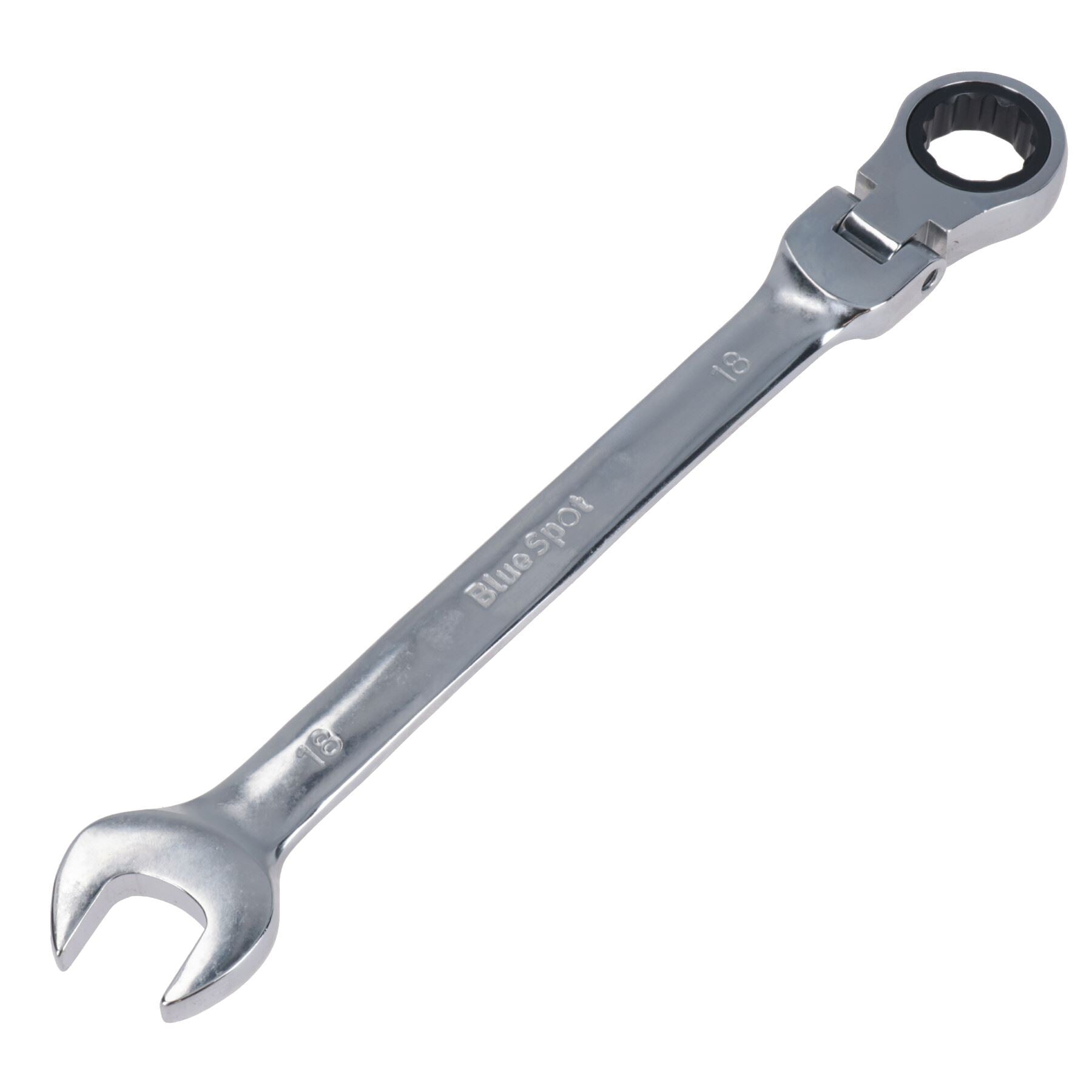 MM Metric Flexible Combination Ratchet Spanner Wrench Bi-Hex 12 Sided 72 Teeth
