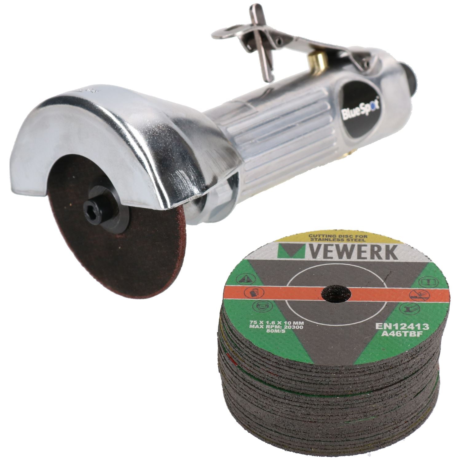 Outil de coupe pneumatique de 3 pouces Outil de coupe de meulage pneumatique Scie de coupe 18 000 tr/min
