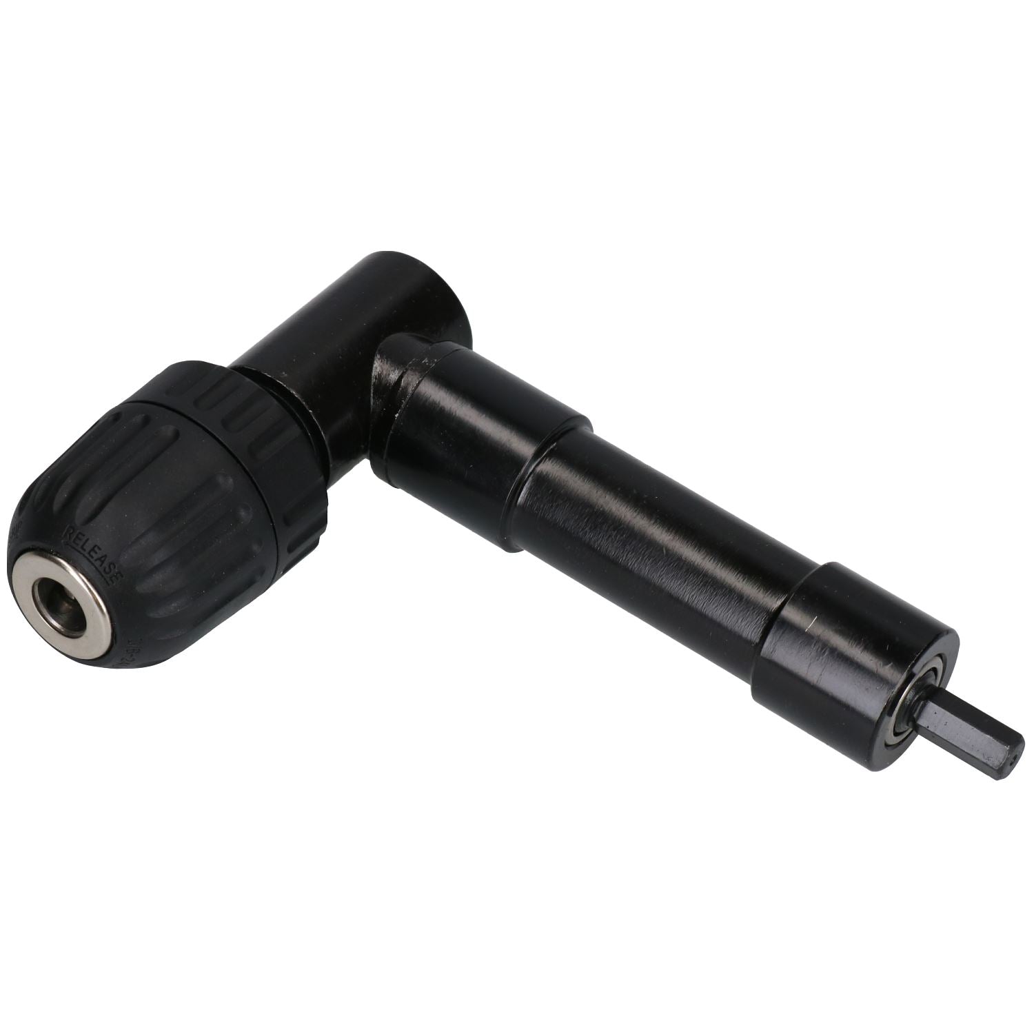 Aluminium Right Angle Drill Attachment Bit 3/8" Chuck Key Adaptor Adapter TE311