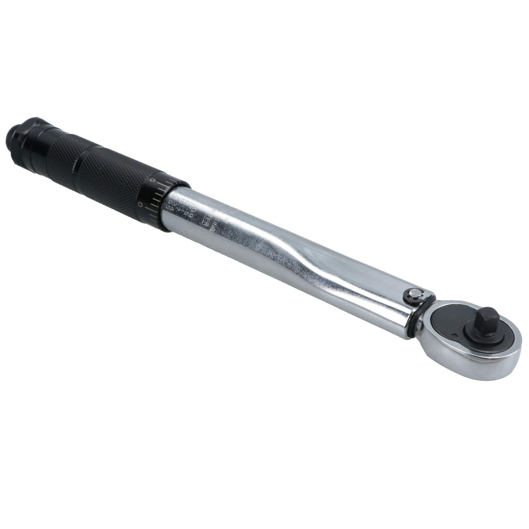 1/4in Drive Micrometer Adjustable Click Torque Wrench Ratchet 2.26 – 22.6Nm