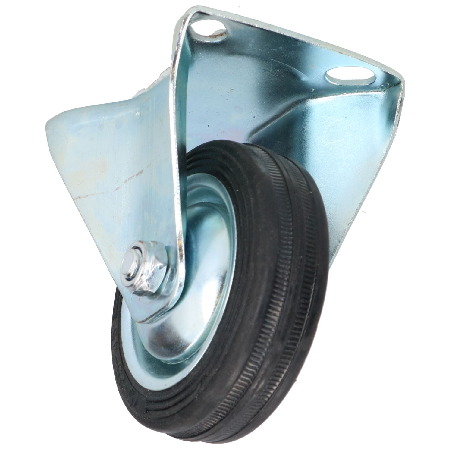 Roulettes fixes et pivotantes de 3 po 75 mm avec freins pour meubles de chariot, lot de 8