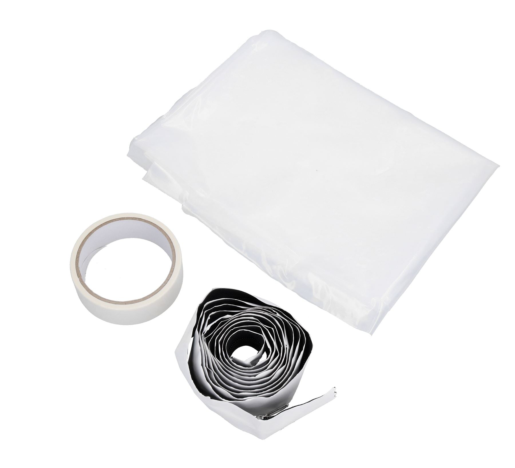 Kit de protection de porte zippée anti-poussière et anti-saleté 2,1 m x 1,2 m