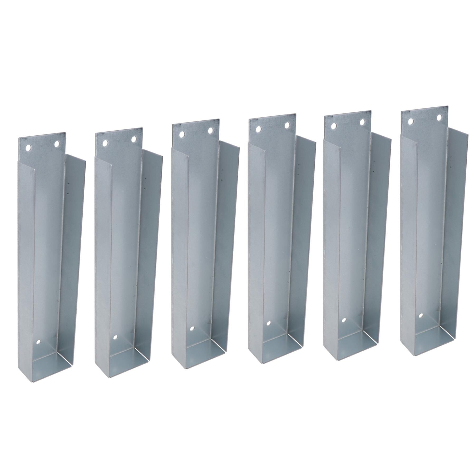 Gravel Board Clip Fence Panel Holder Mounting Bracket 25/50mm x 150/225mm