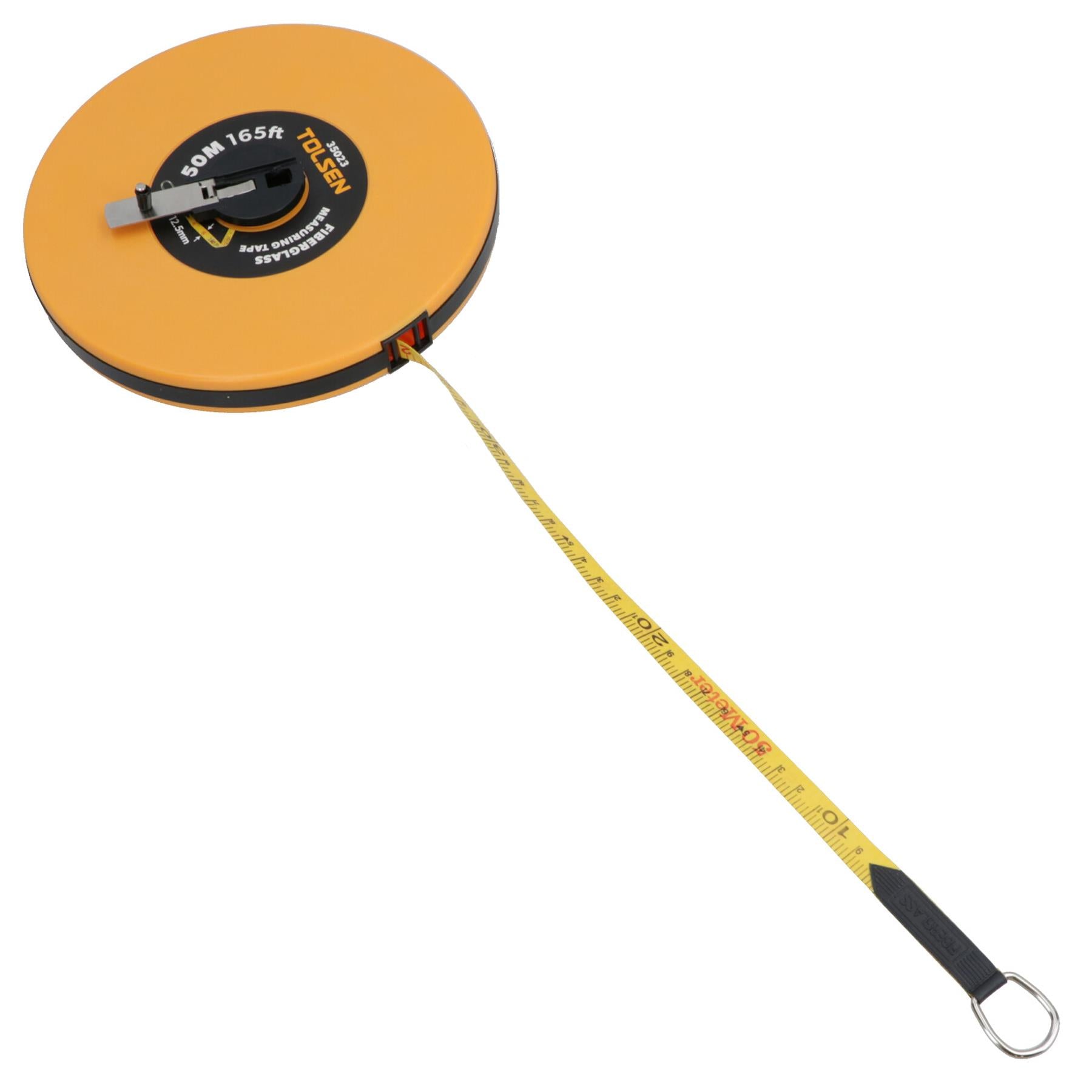 Surveyors Building Builders Fibreglass Tape Measure Measuring Tool 50m / 165 ft