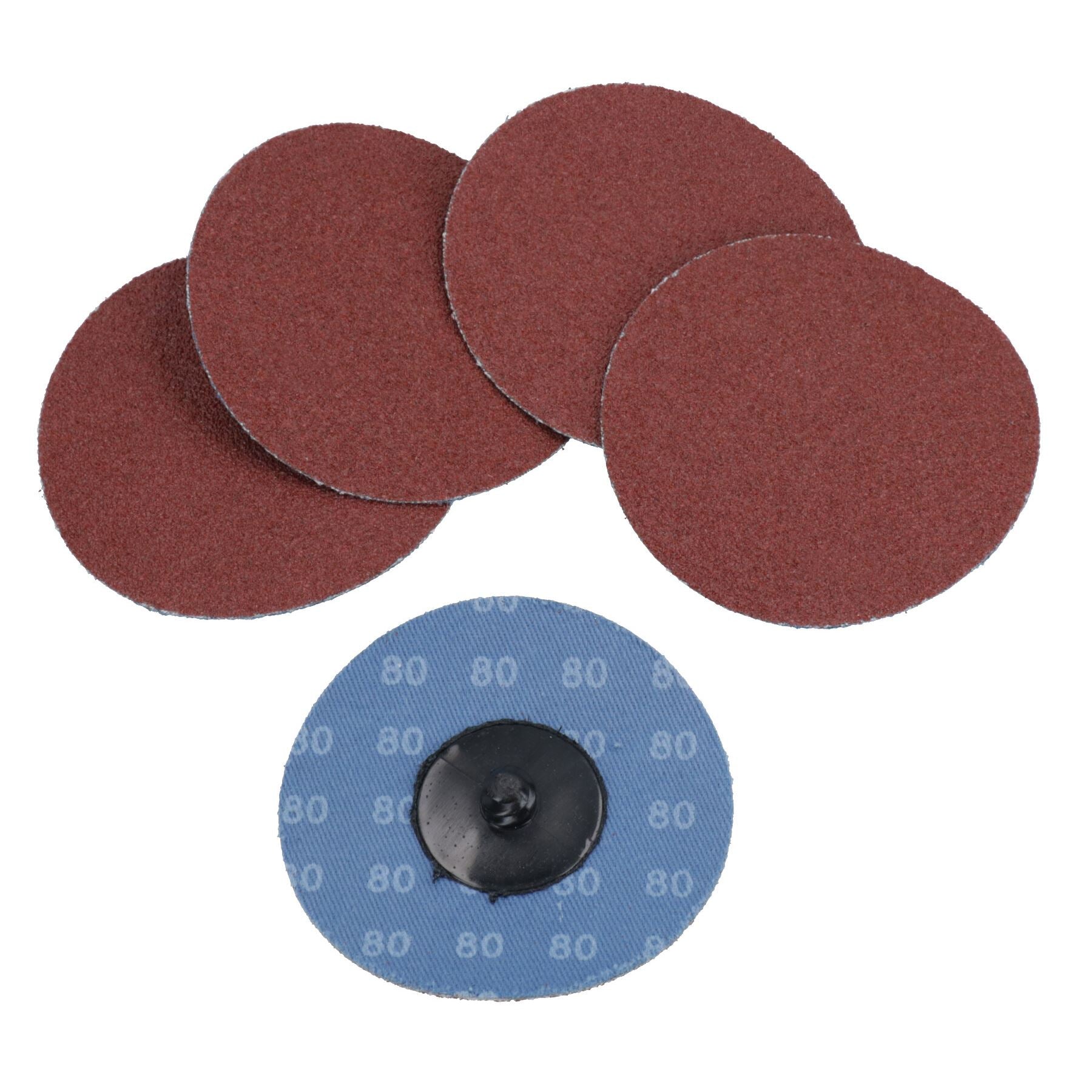 Fächerschleifscheiben-Set, 75 mm, Twist-Button, Schleifscheiben, Schleifpapier