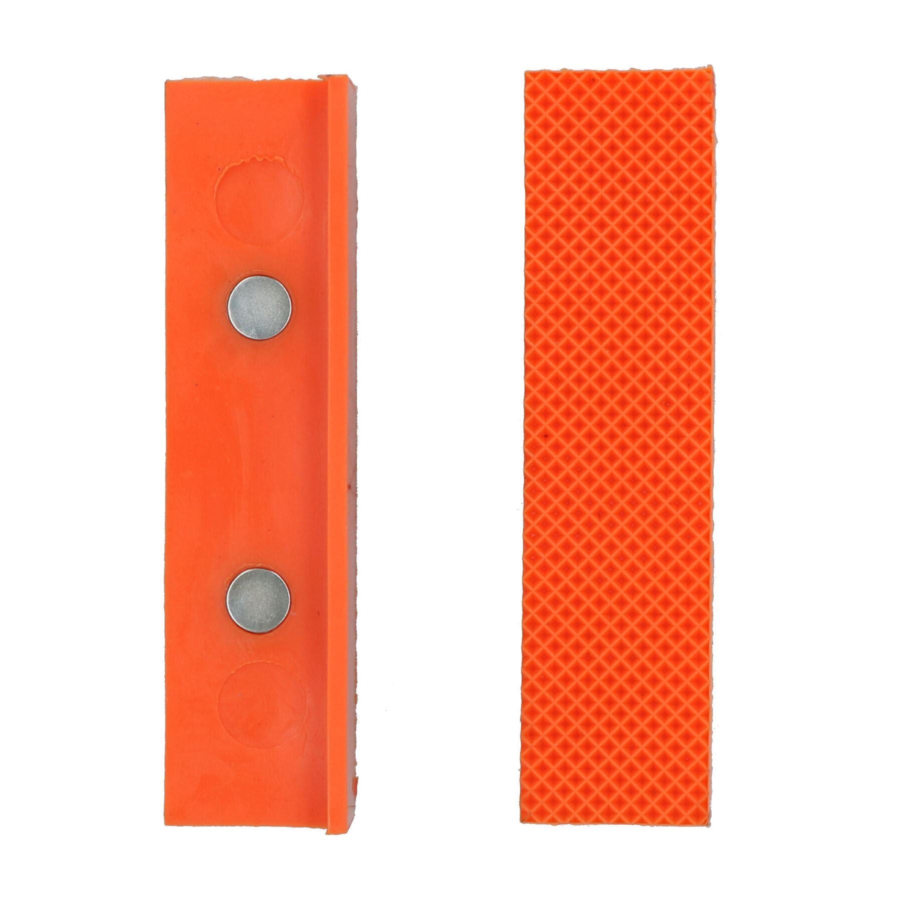 Magnetic Soft face Jaws Pads for Bench Vice Non marking 4” / 100mm Orange
