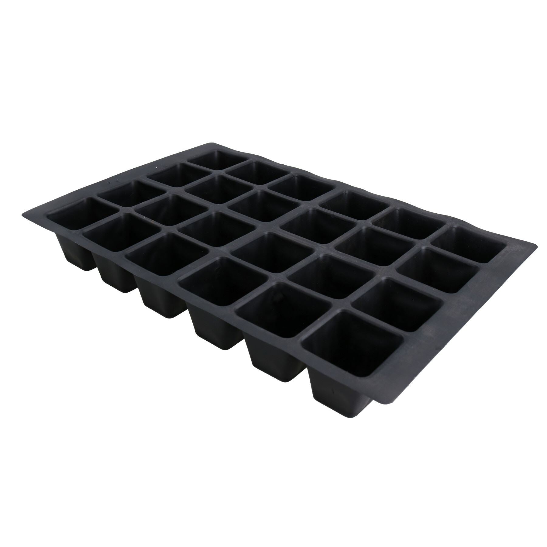 Lot de 24 plateaux pour plantes à massif, inserts en plastique, pots de germination de graines