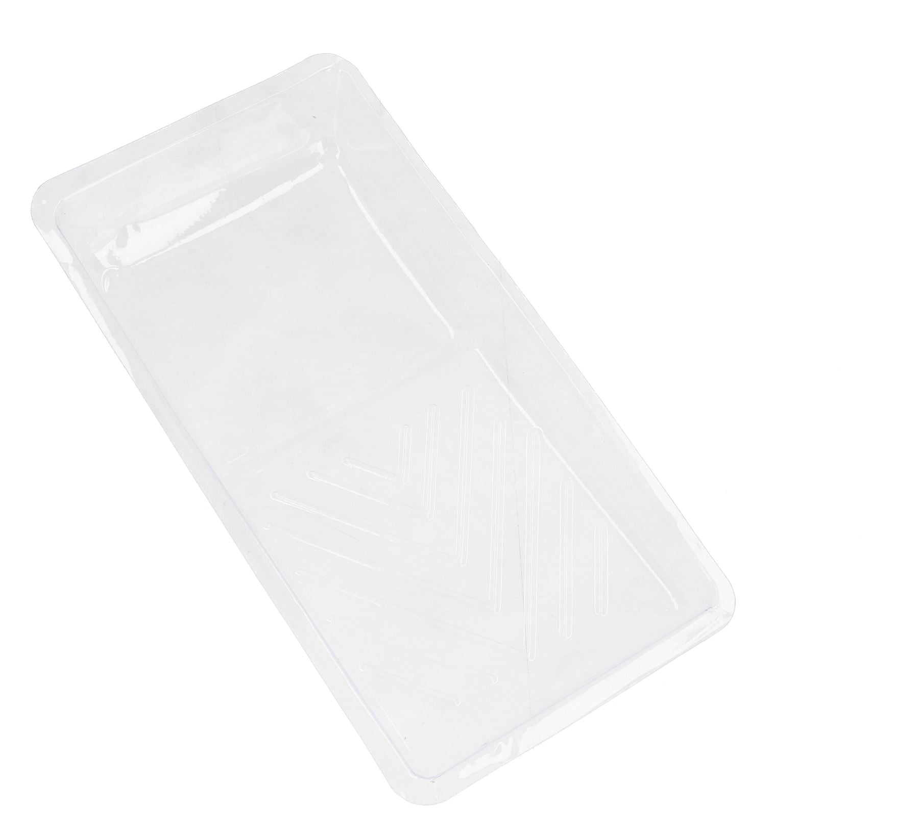 Doublures de plateaux à rouleaux jetables transparentes Doublure pour plateaux à rouleaux de 100 mm / 4 po