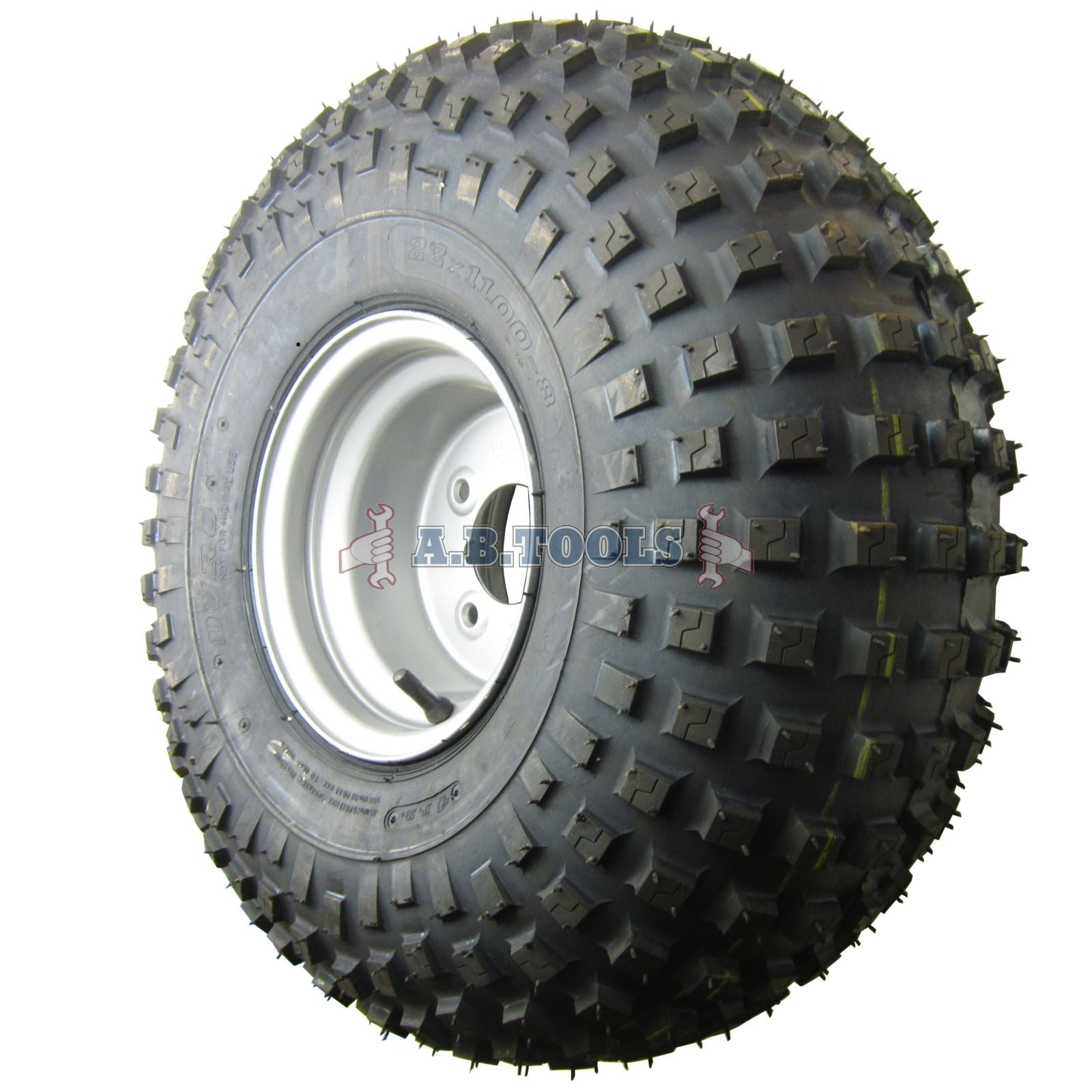 Roue et pneu de remorque 22 x 11,00 - 8 Floatation OFF ROAD 4 pouces PCD TRSP14