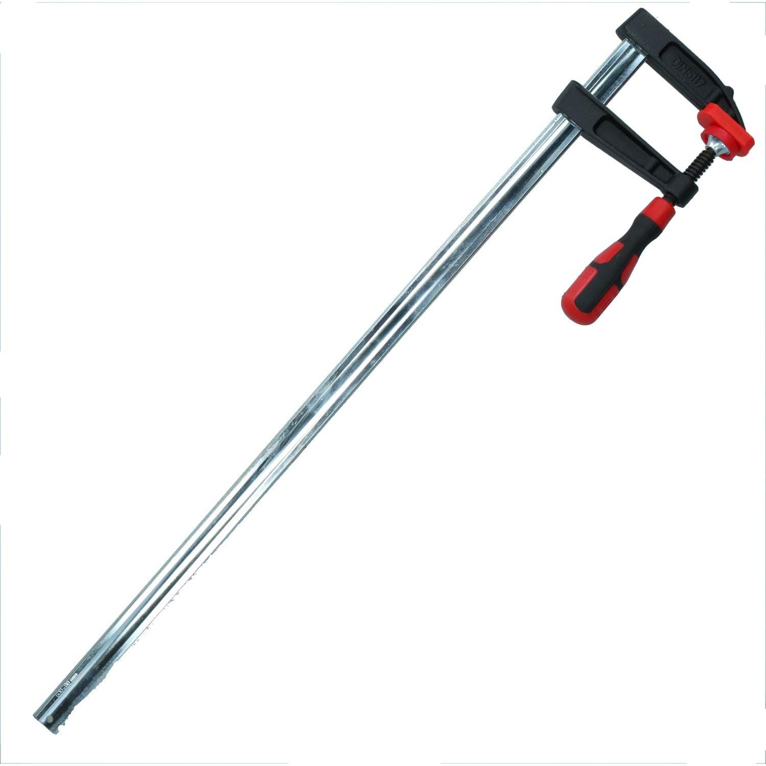 Pinces coulissantes en F pour barre de serrage, support de fixation pour profilé, outil de fixation 600 mm x 80 mm